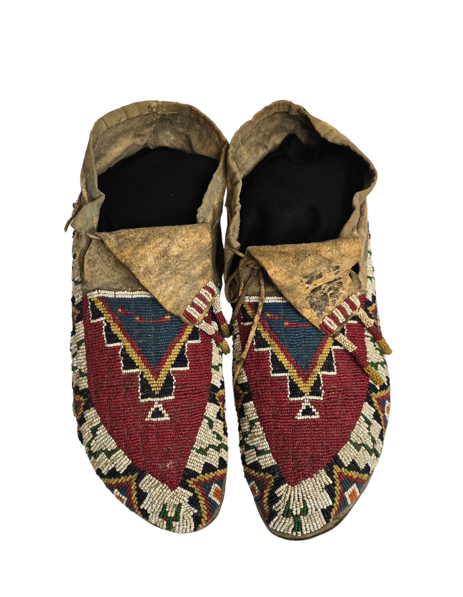 Sioux Beaded Mocs, 1890s (1 of 3)