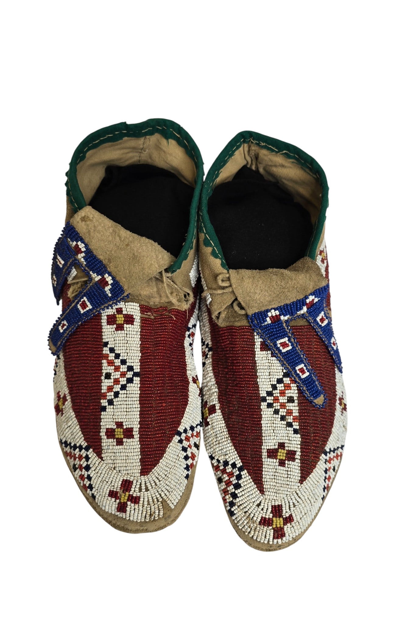 Sioux Beaded Mocs, pre-1900 (1 of 3)