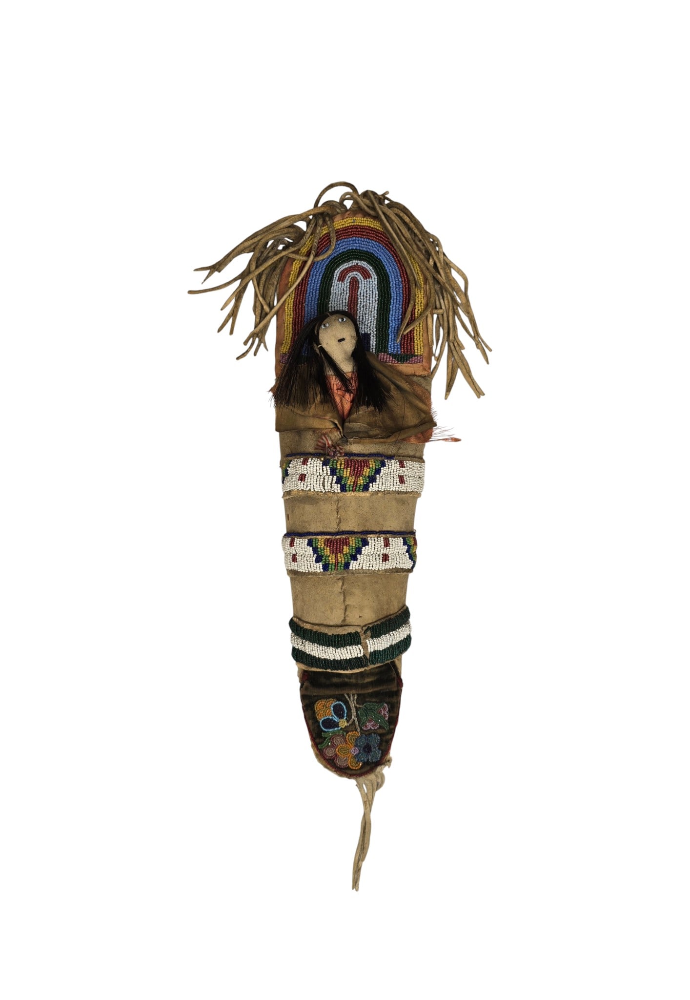 Northern Plains Doll & Cradle, pre-1900 (1 of 4)