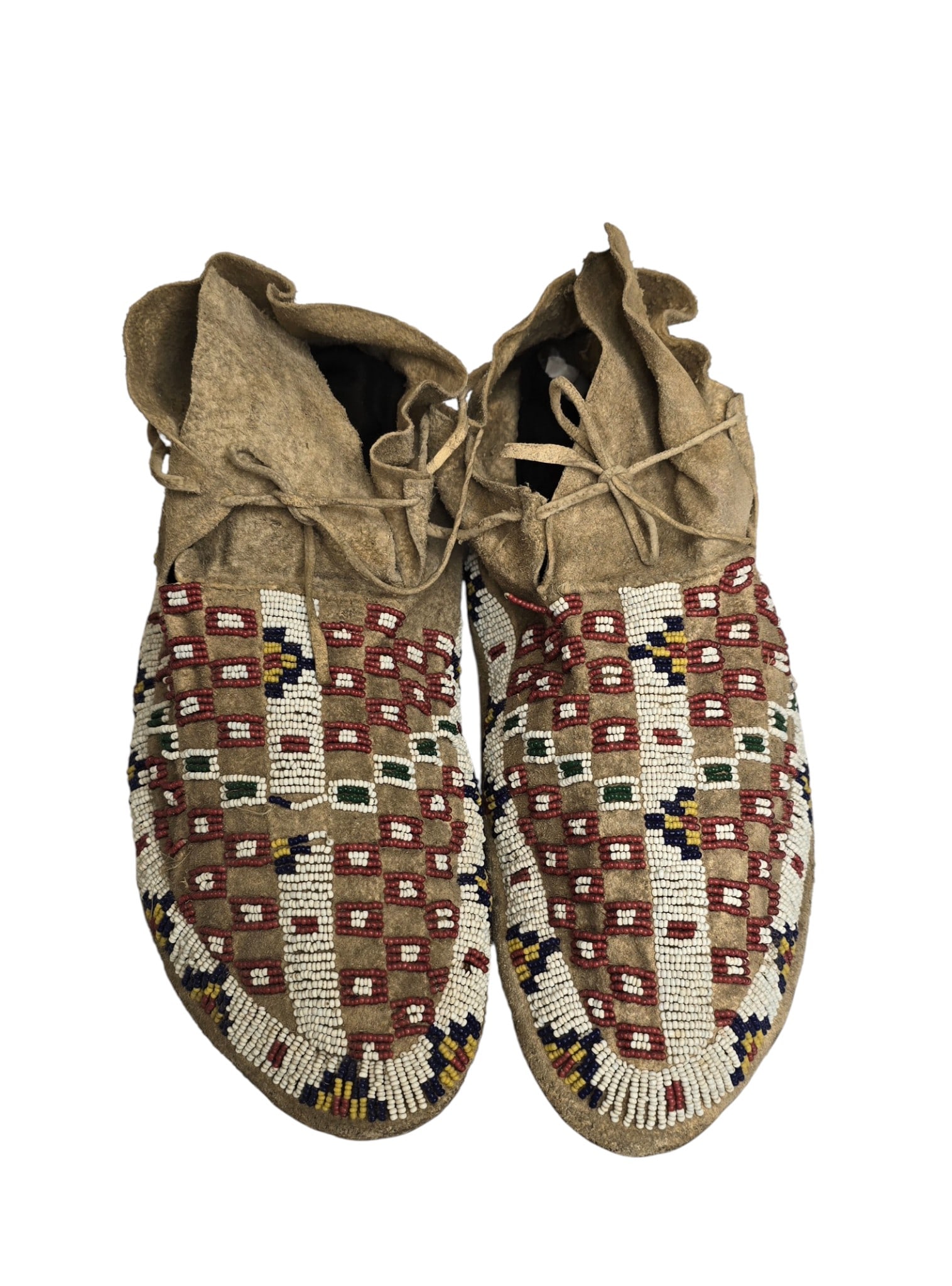 Sioux Beaded Mocs, pre-1900 (1 of 4)