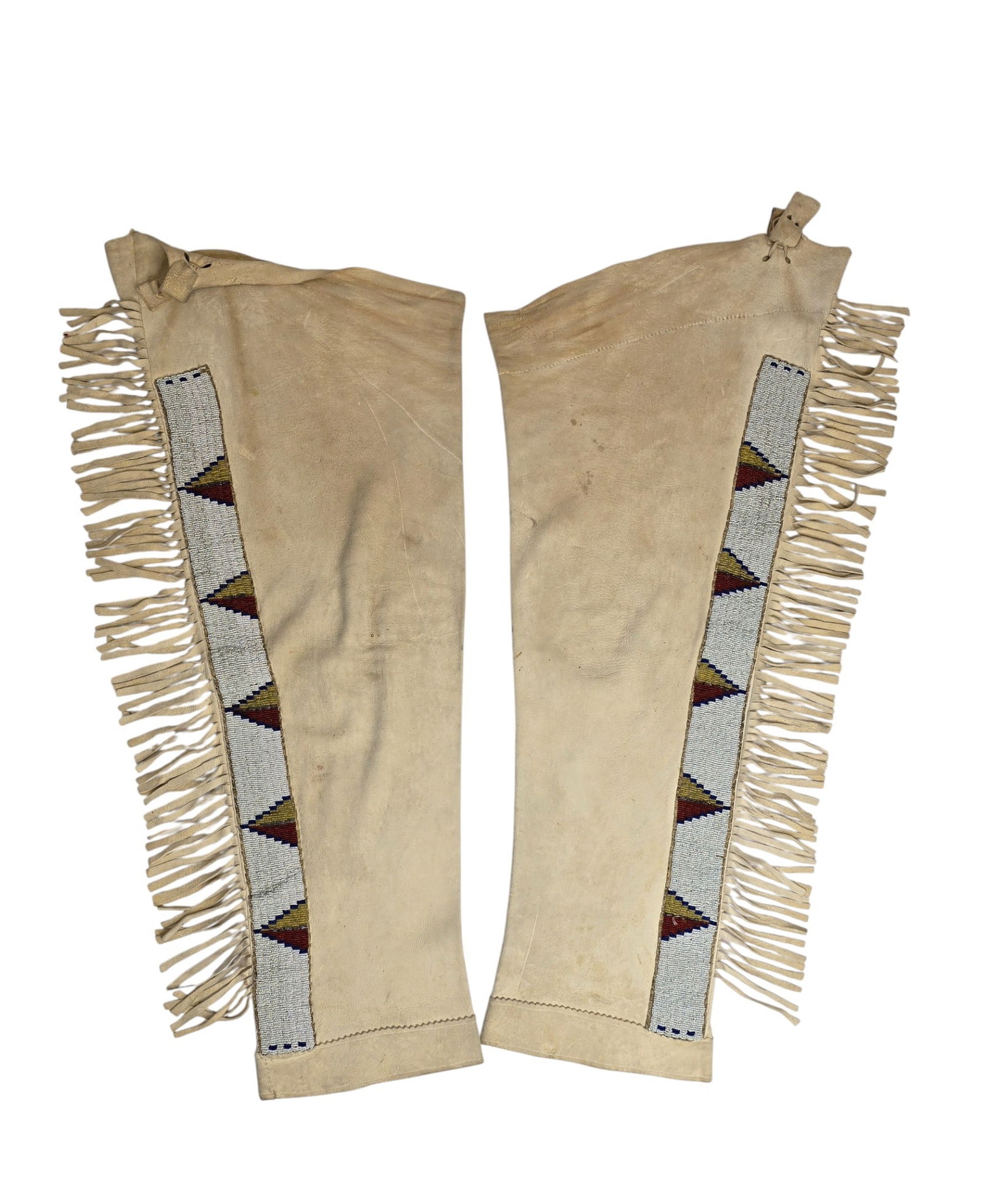 Sioux Beaded Hide Leggings, 1900 (1 of 4)