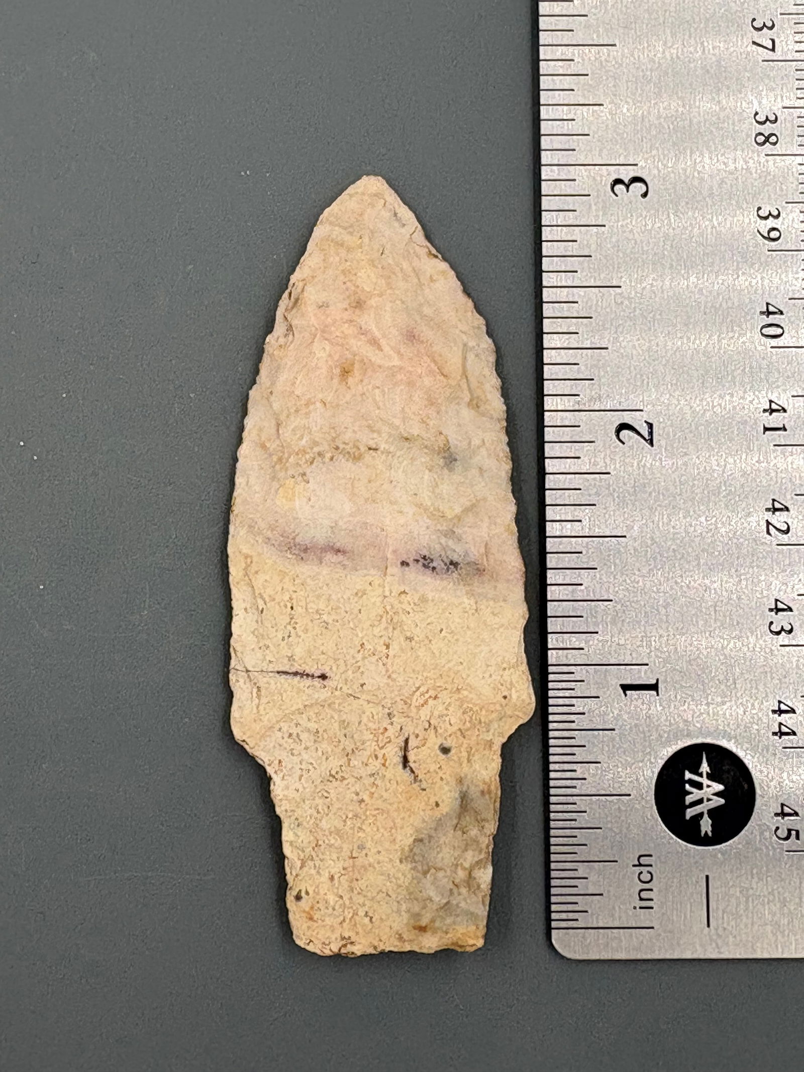 Cresap (Cream Chert) - 3" x 1 3/16" - Stermer COA (1 of 5)