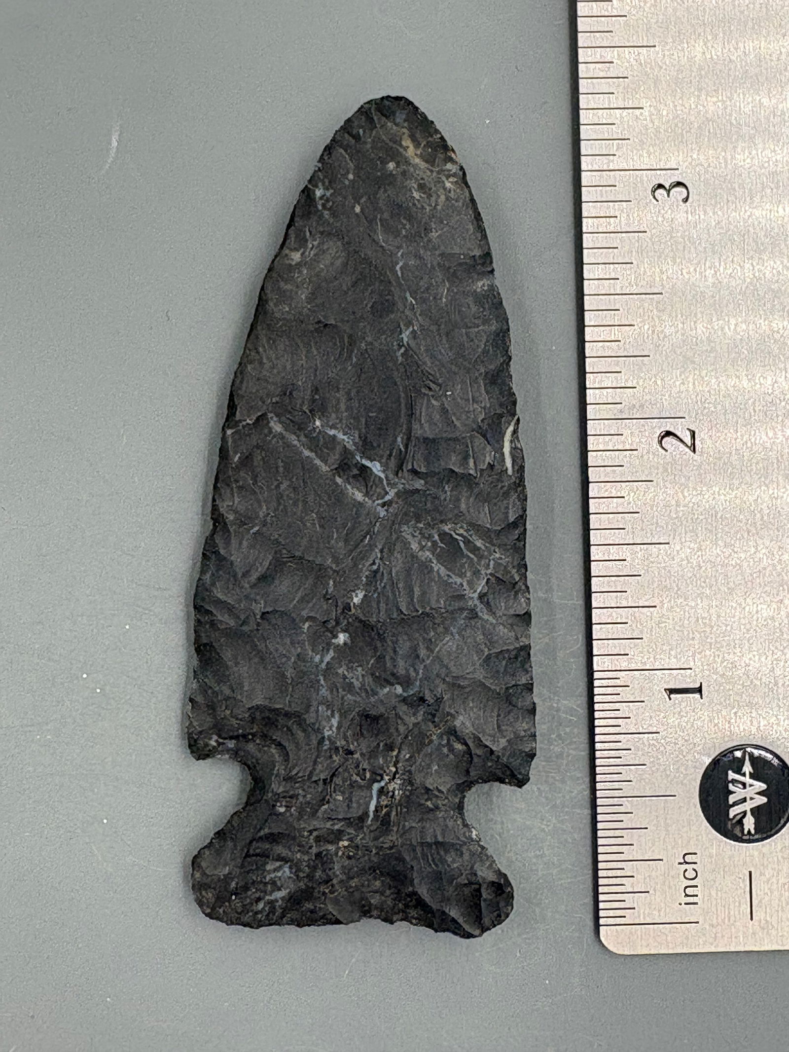 Kirk Corner Notch (Excello Chert) - 3 1/2" - Relic House COA (1 of 4)