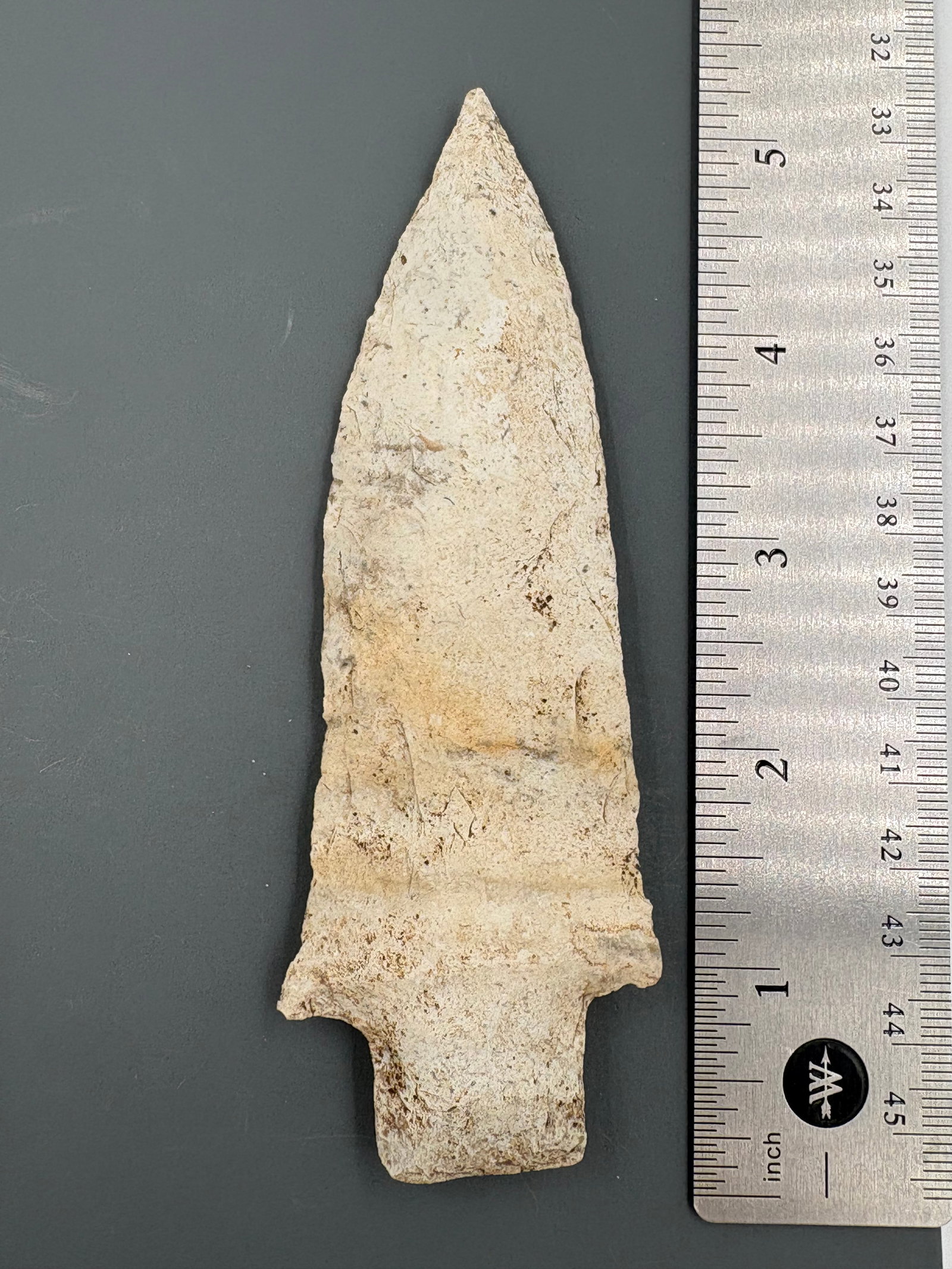 Etley (Cream/White Chert, Brown Co. IL) - 5" - Rogers COA (1 of 5)