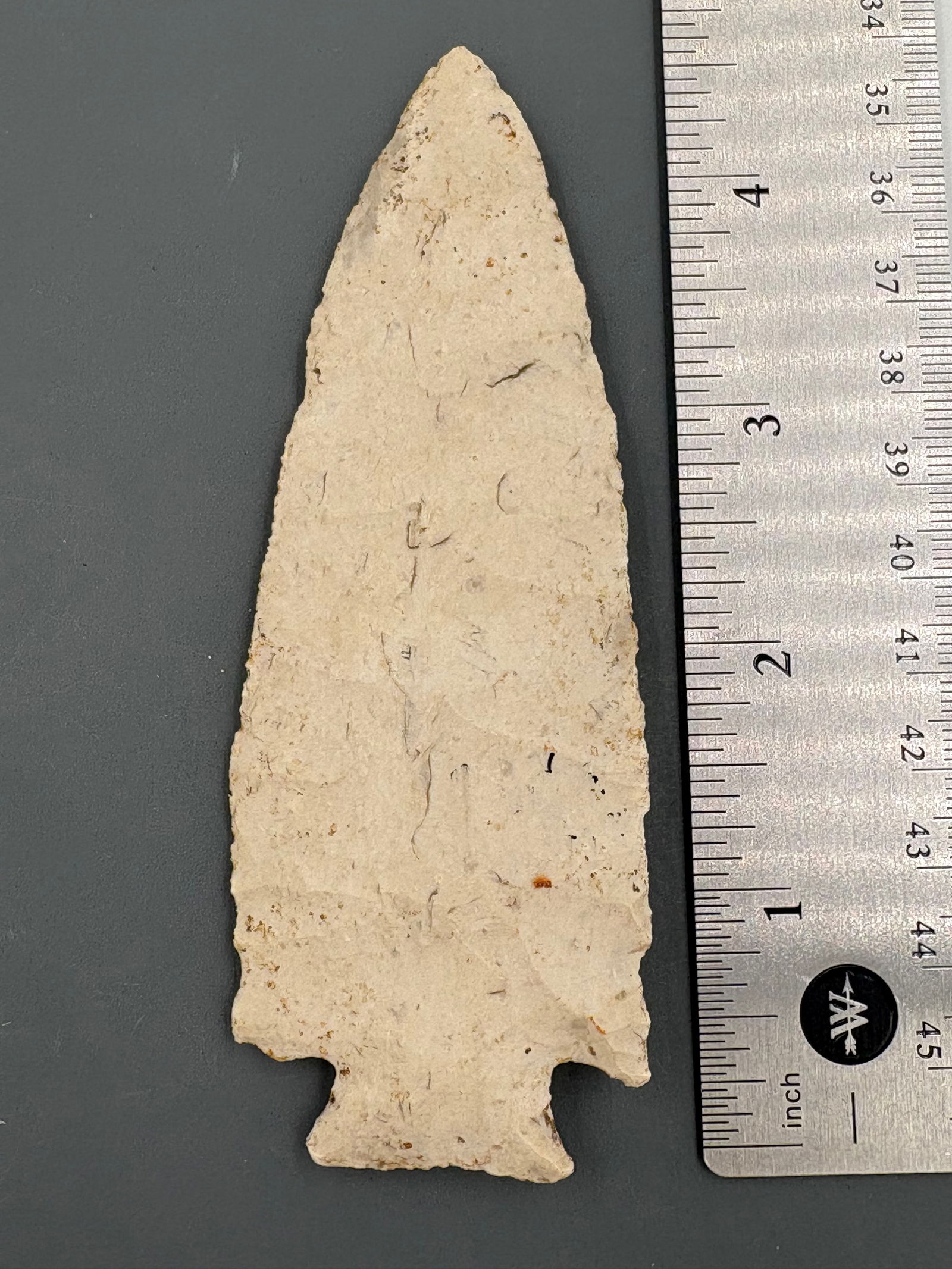 Hardin - (Burlington Chert, Cooper Co. MO) - 4 5/8" - Partain COA (1 of 5)