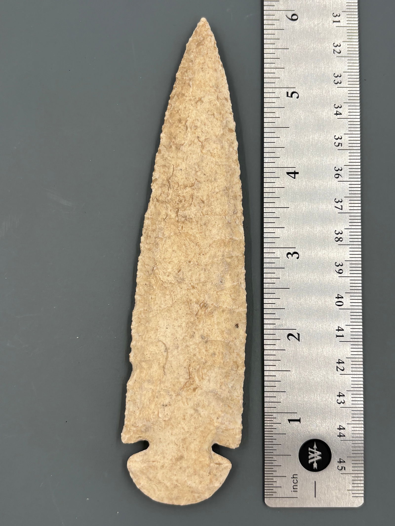 St. Charles Dovetail - Type 1 (Burlington Chert) - 5 15/16" - Stermer COA (1 of 5)