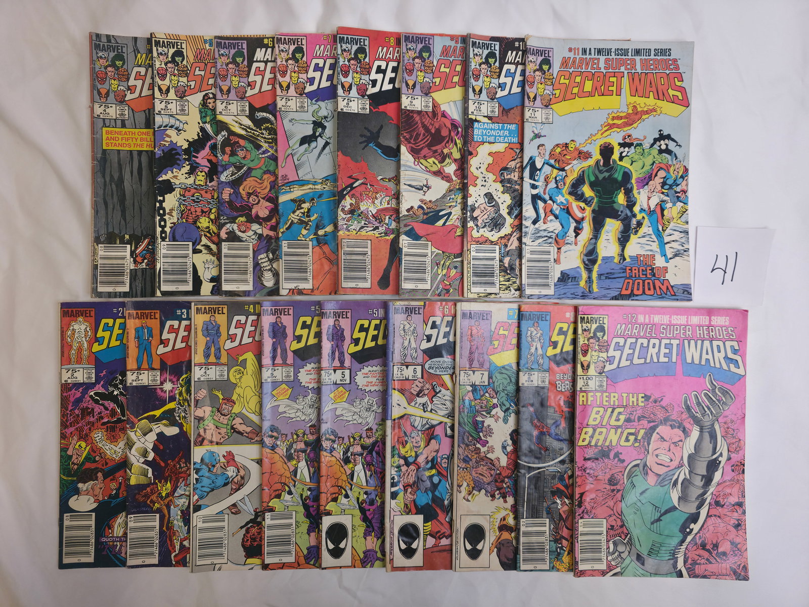 Marvel Secret Wars Vol 1 #4-12, Secret Wars 2 Vol 1 #2-8 (1 of 2)