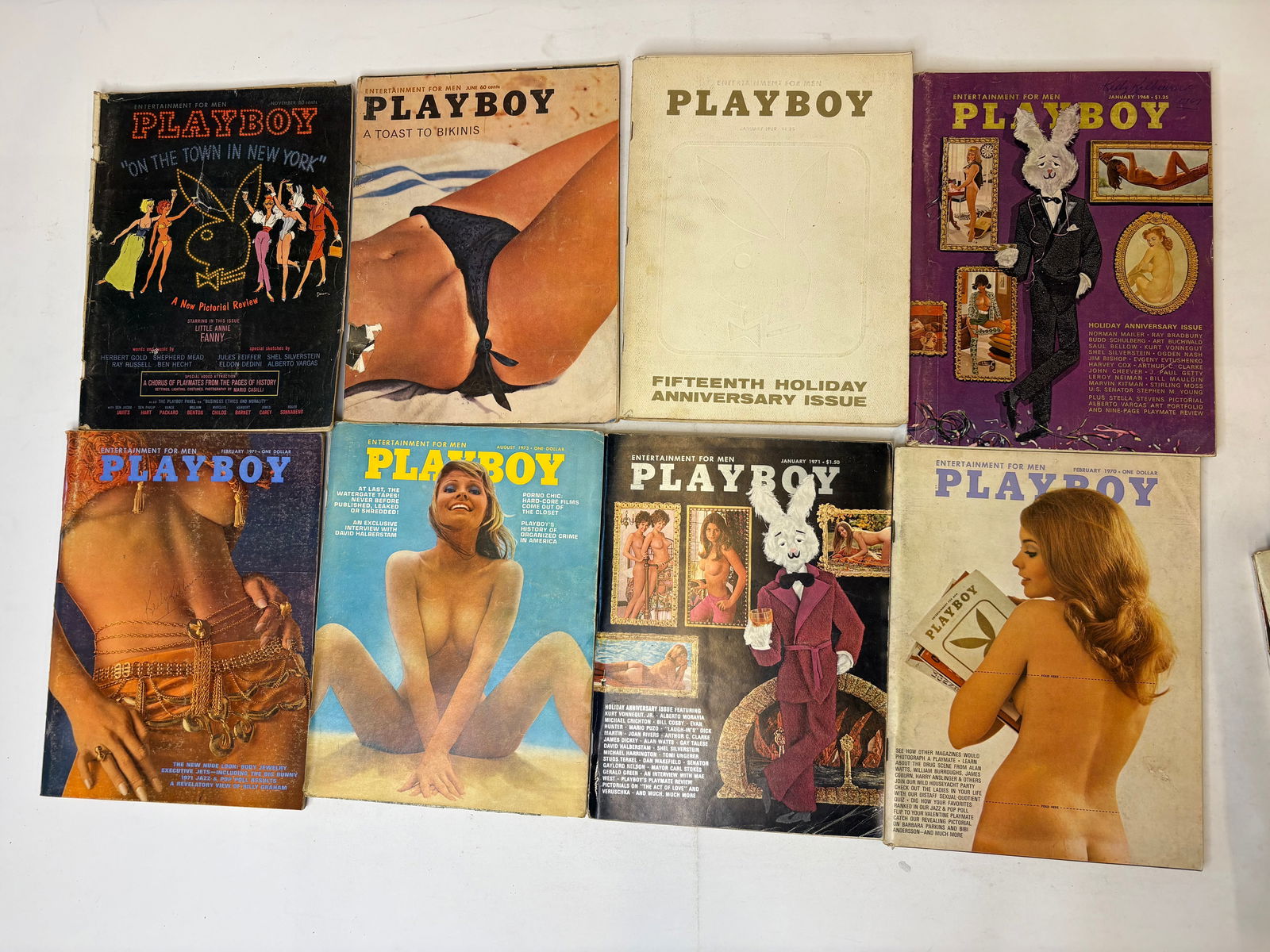16 Vintage Collectible Playboy Magazines (1 of 2)