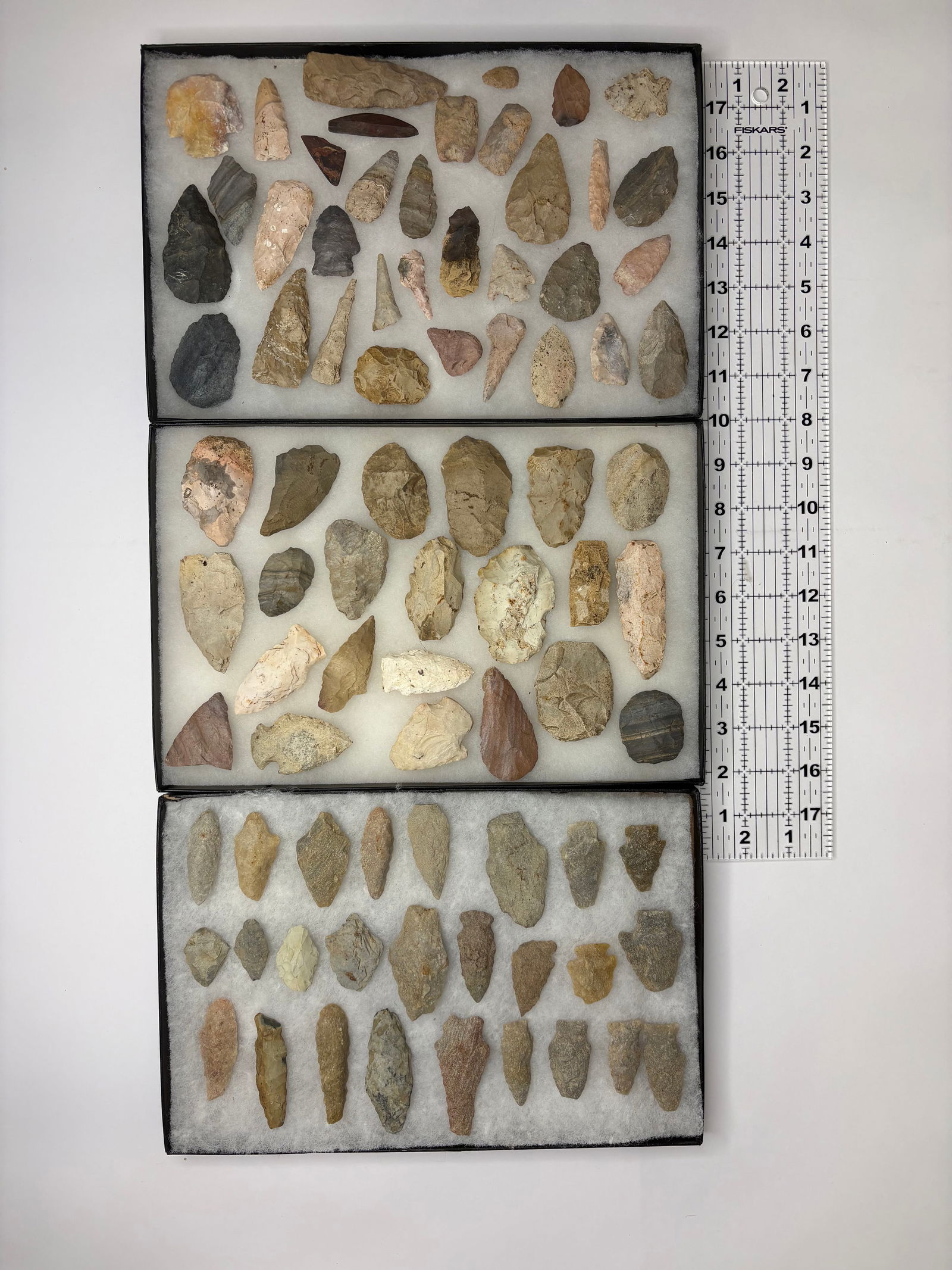 3 Frames of Miscellaneous Arrowheads - 5