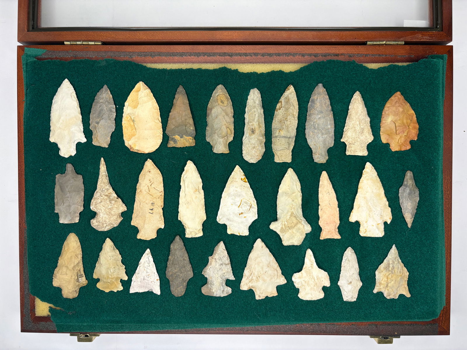 Vintage Frame of Arrowheads (1 of 2)