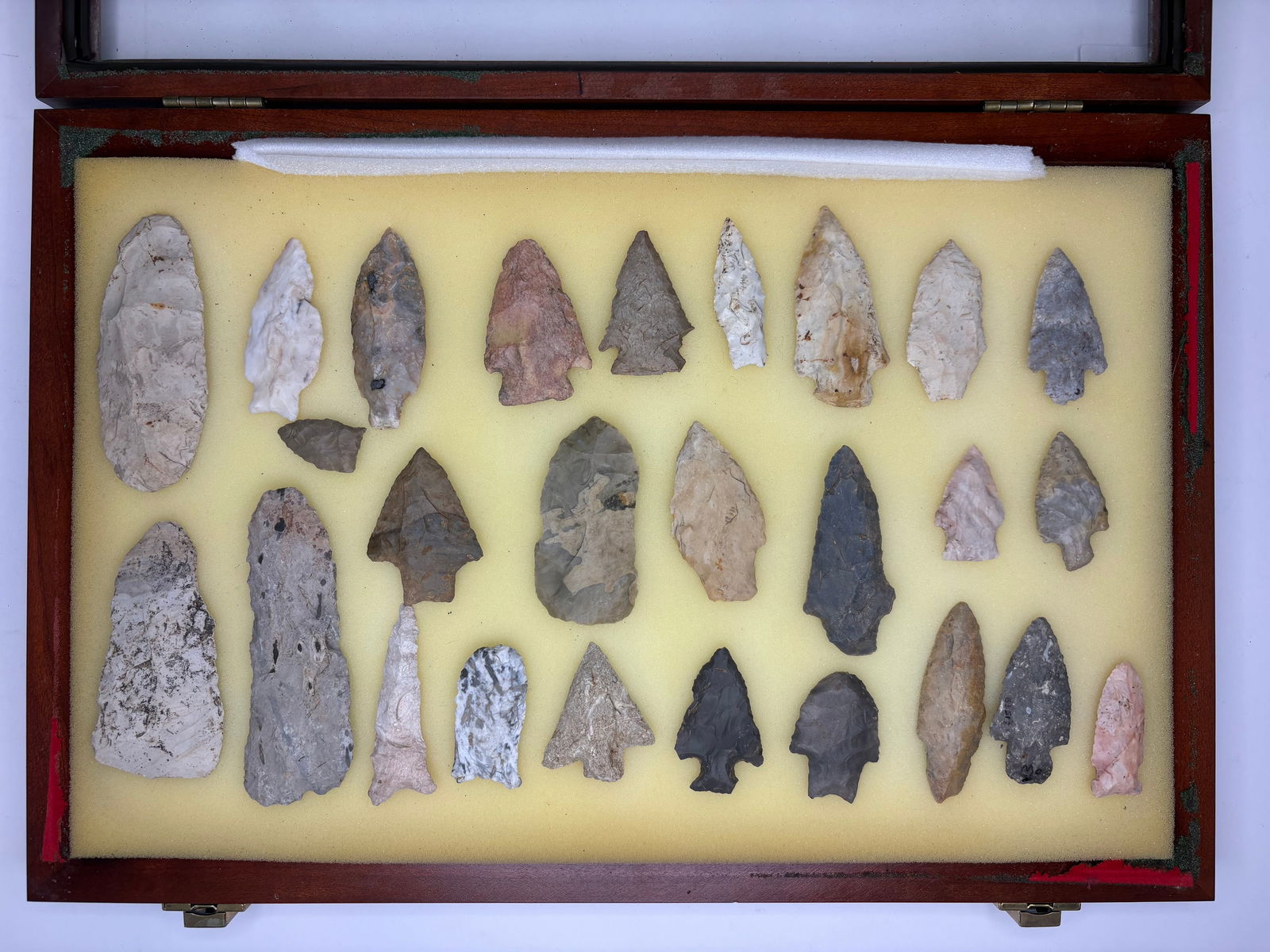 Vintage Frame of Mixed Arrowheads (1 of 2)