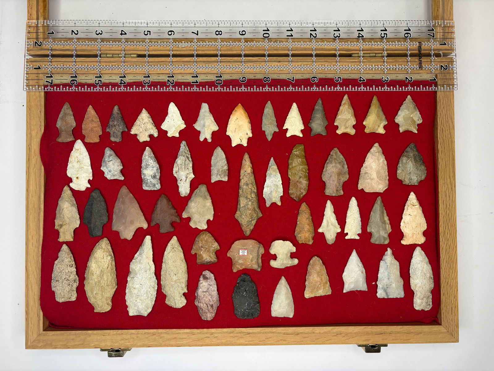 Frame of Misc. Arrowheads - 2