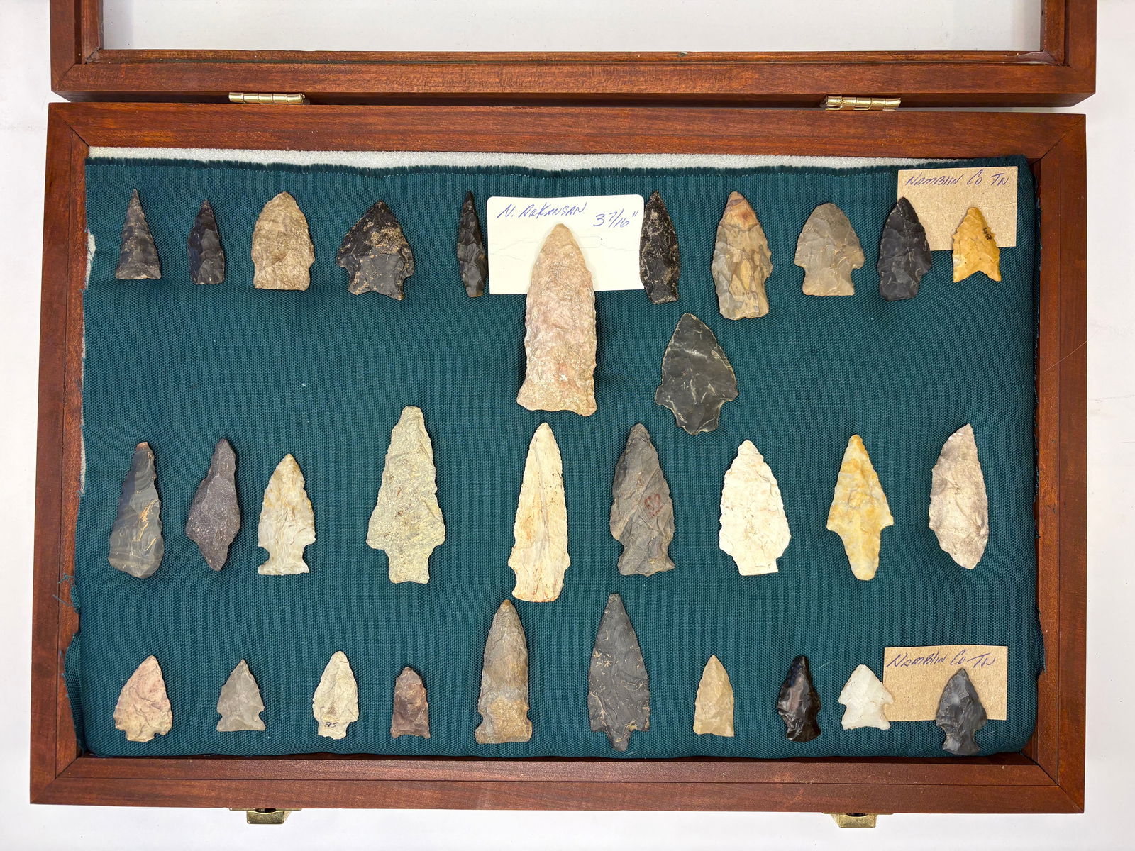 Frame of Misc. Arrowheads (1 of 4)