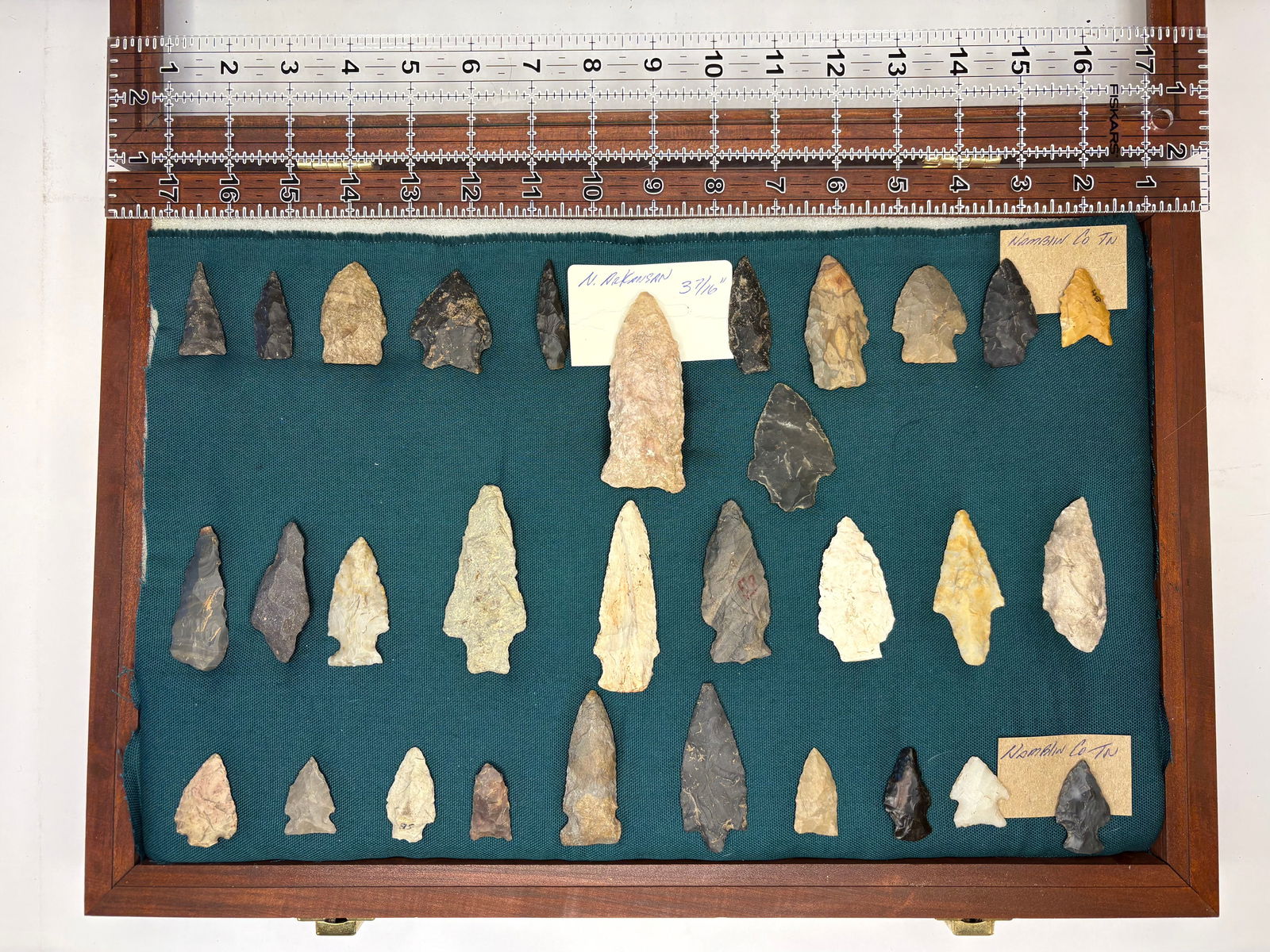 Frame of Misc. Arrowheads - 2