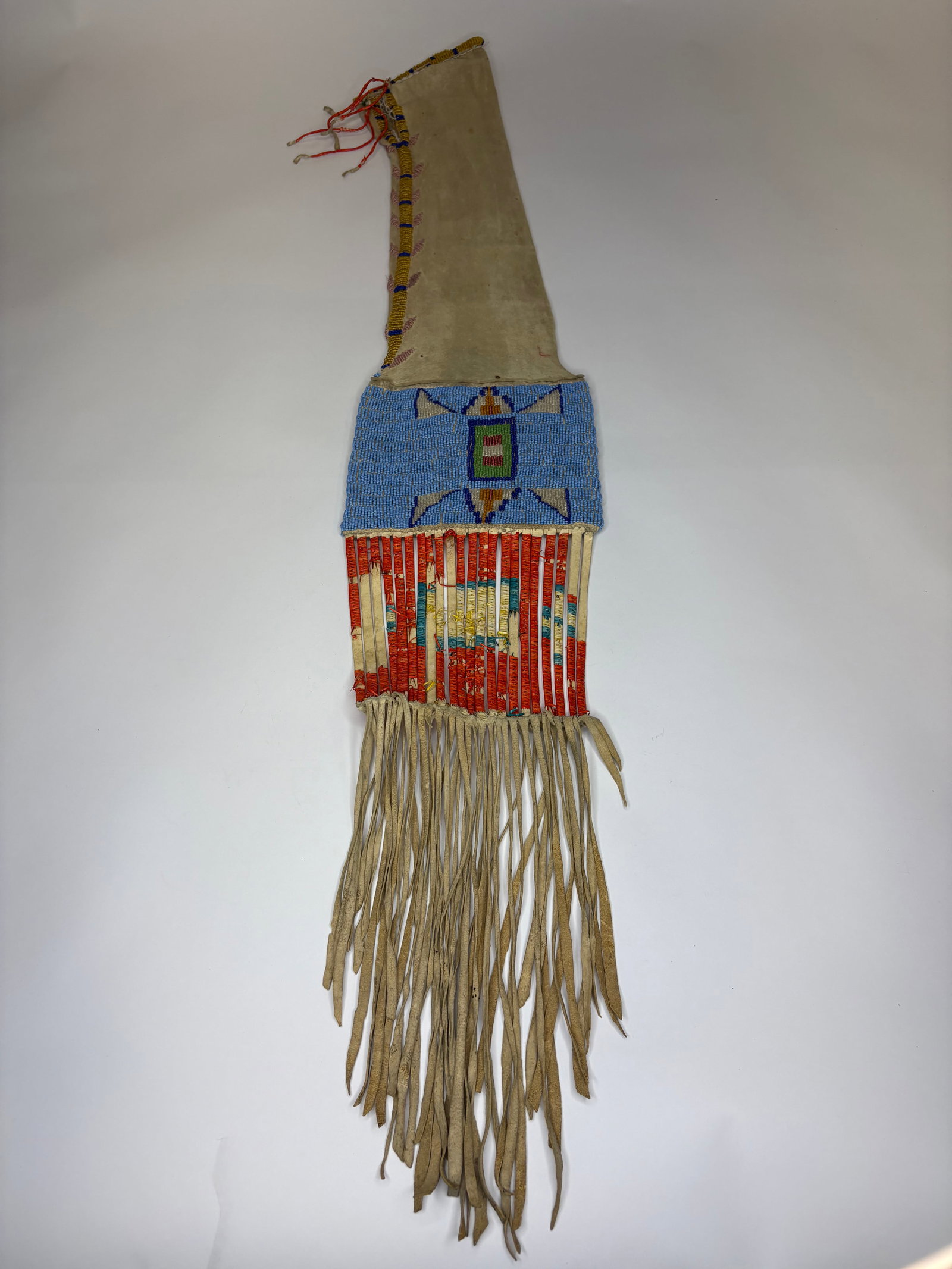 Phenominal Plains beaded pipebag and quilled panel (1 of 6)