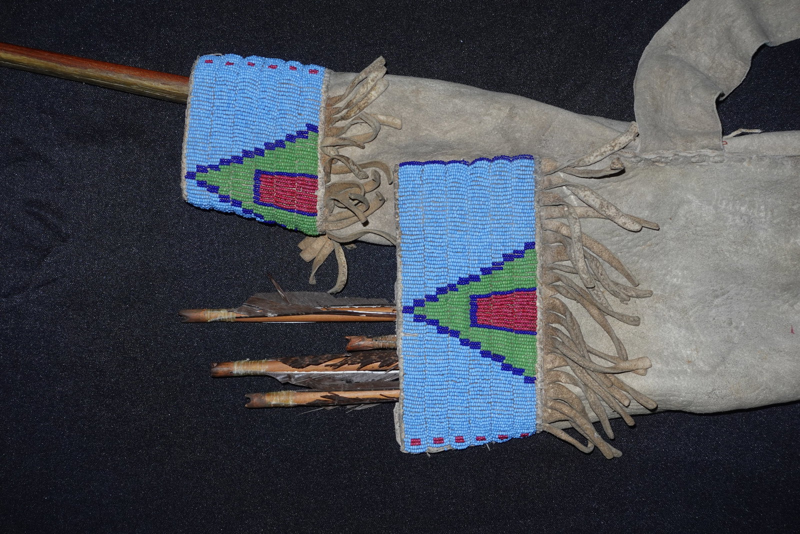Sioux Beaded Box and Quiver Set - 2