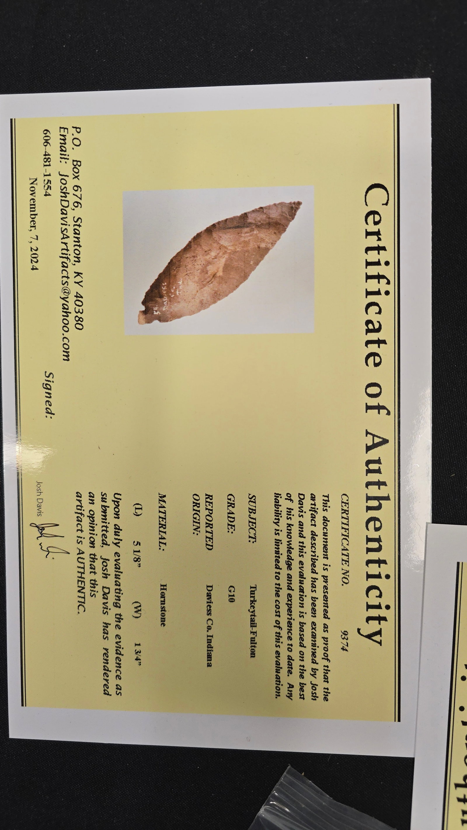 Turkeytail - Davis COA - 3