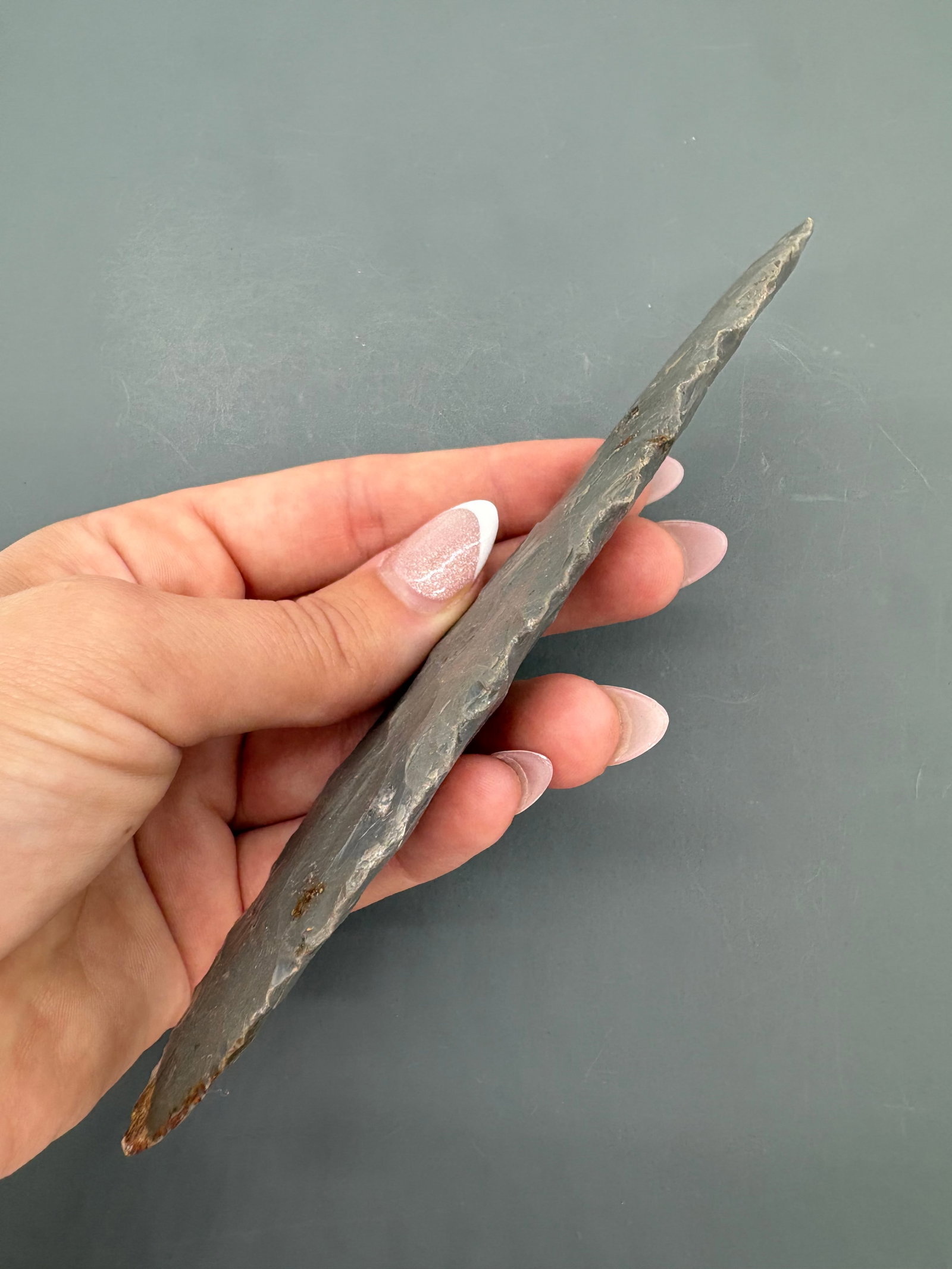 Large Hornstone Adena Blade - 3