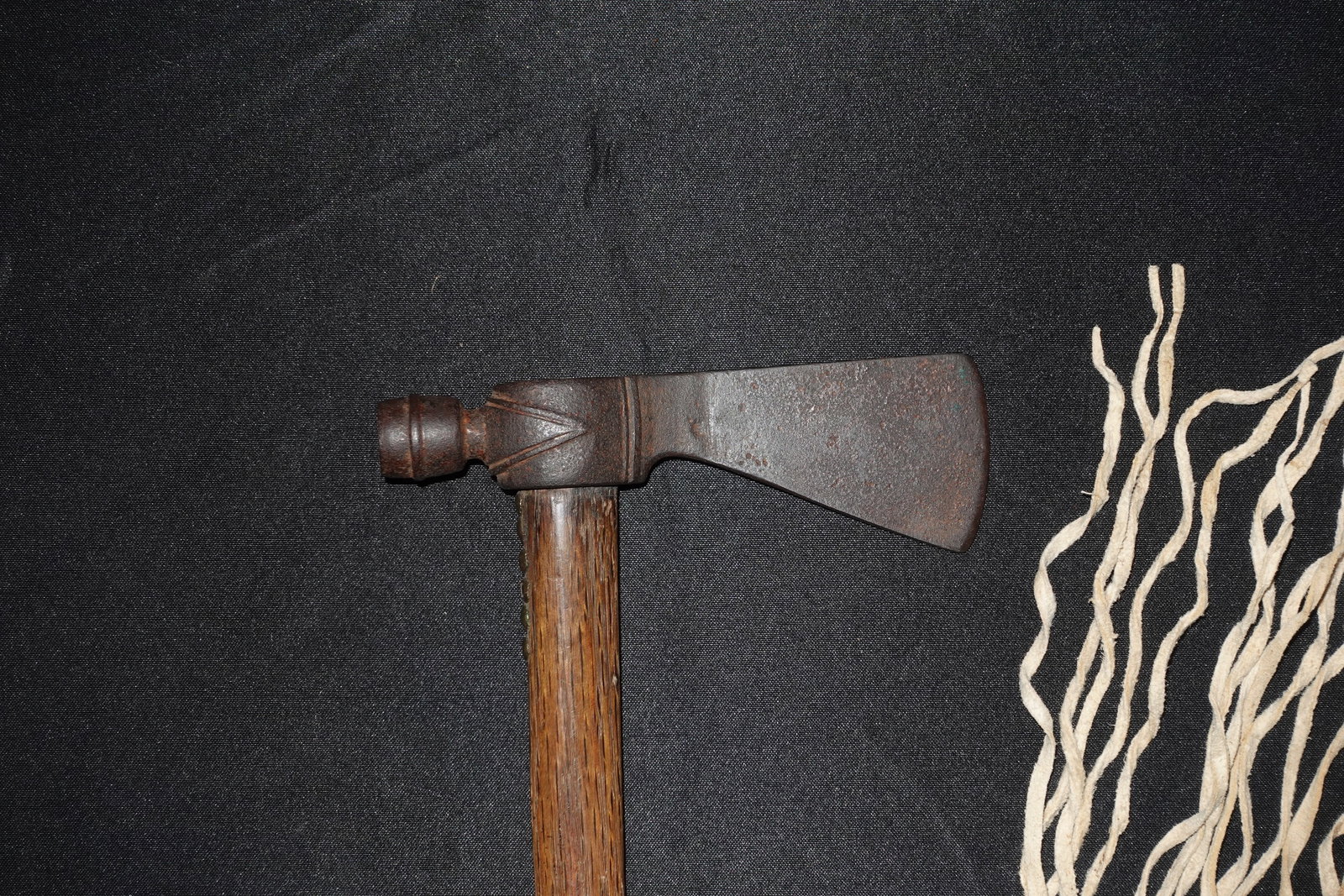 Crow Pipe Tomahawk w Beaded Drop - 3
