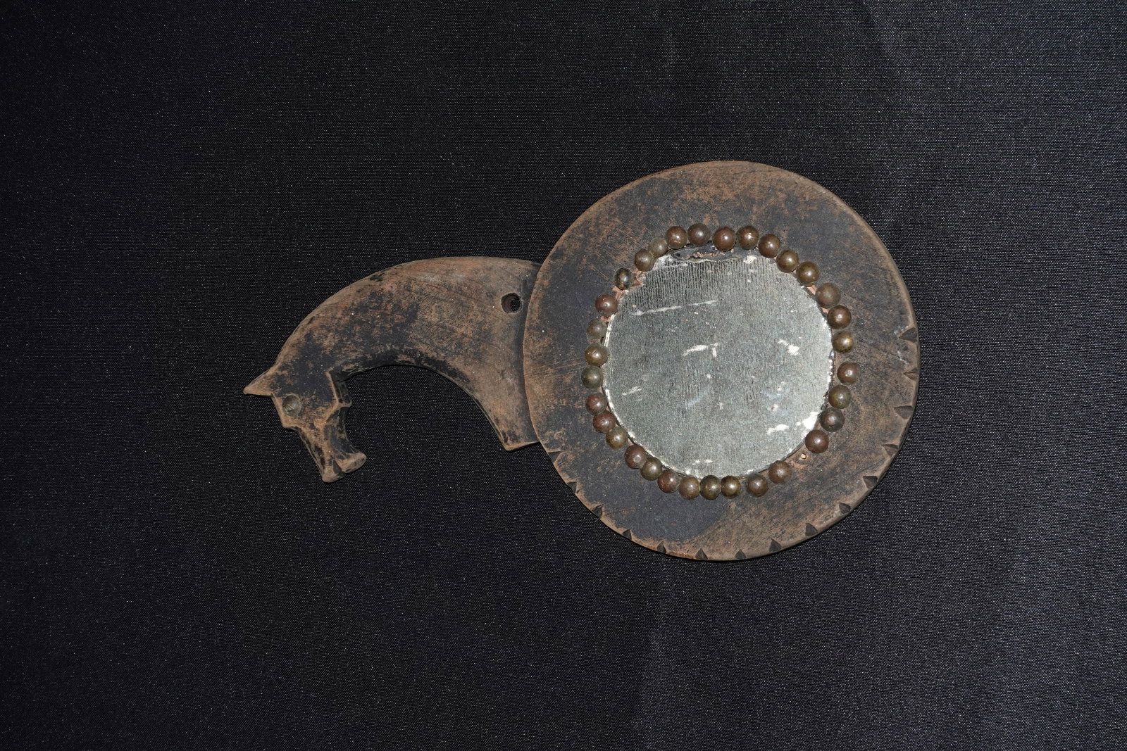 Carved Horse Effigy Mirror (1 of 3)