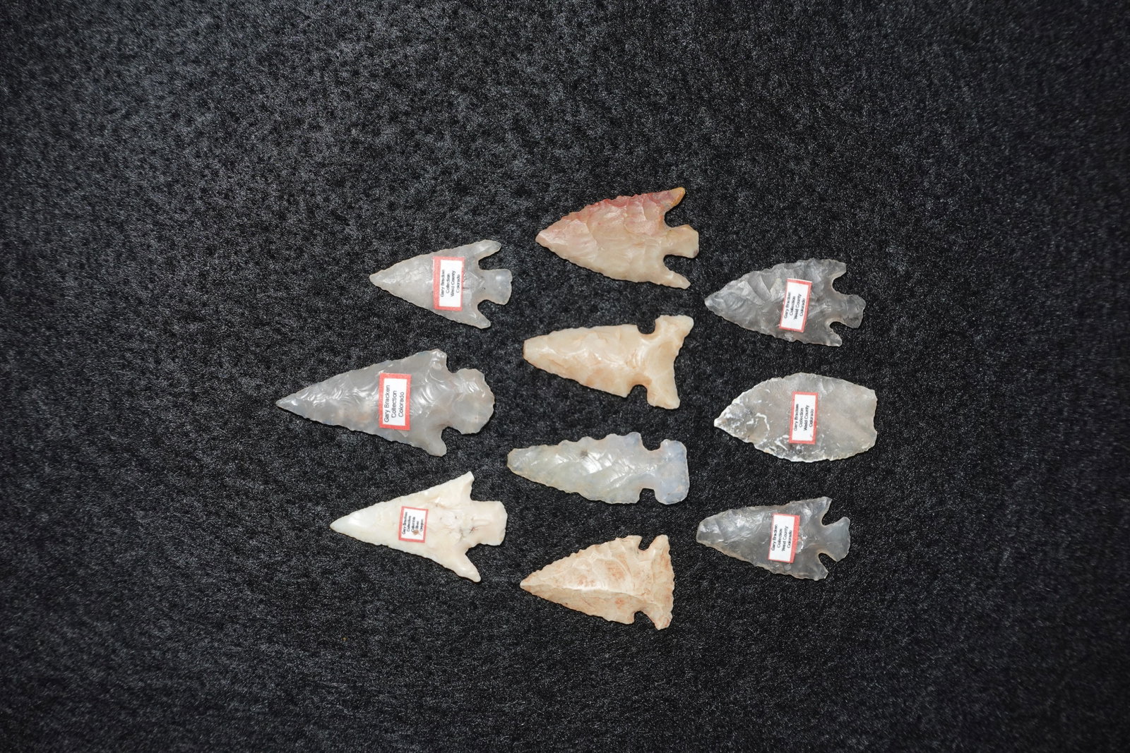 Group of Western and High Plains Gem Points (1 of 1)
