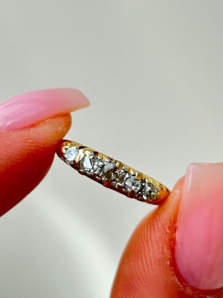 Antique Diamond 5 Stone Ring (1 of 6)