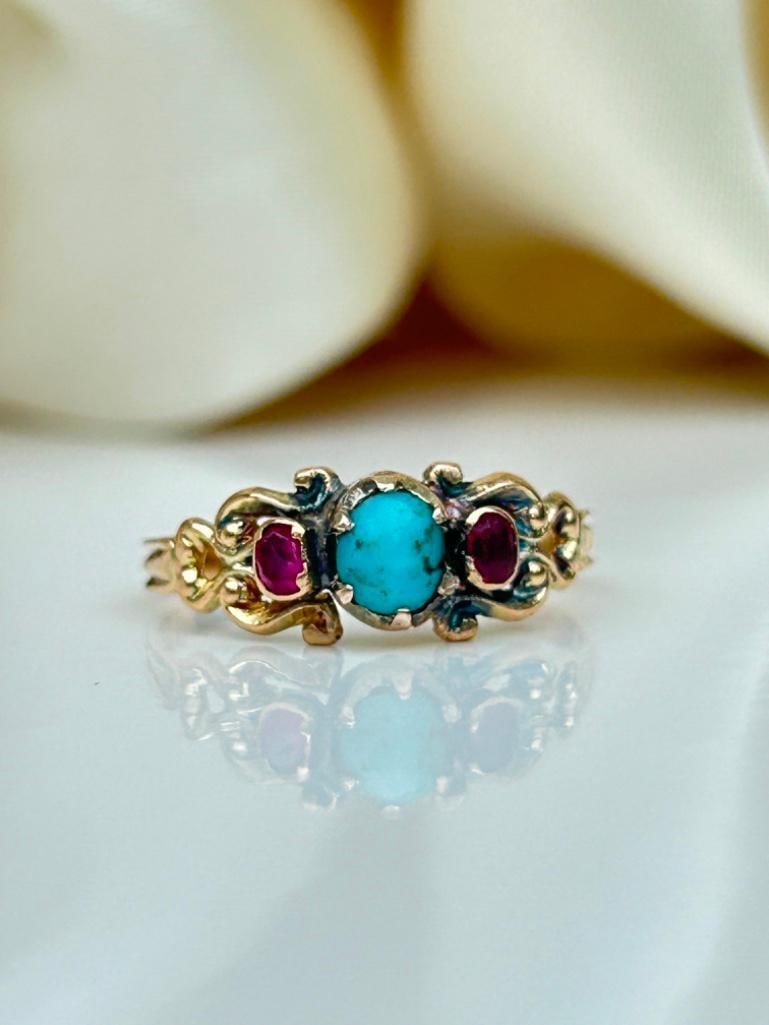 Antique 12ct Gold Unusual Ring (1 of 6)