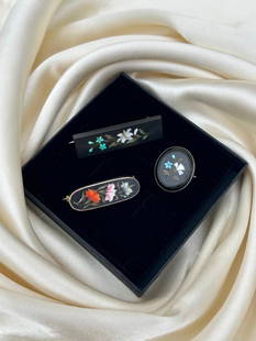 3 Antique Pietra Dura Brooches: 3 Antique Pietra Dura Brooches&#160; &#160; 3 of the sweetest brooches!!