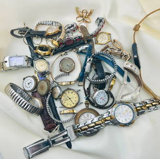 huge mixed lot of watches inc red 12 / dkny /rotary /citizen: huge mixed lot of watches inc red 12 / dkny /rotary /citizen