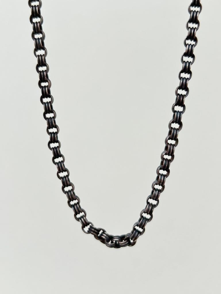 Antique Silver Chunky Chain Necklace (1 of 5)