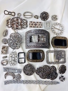 MIXED LOT Antique Cut Steel and Paste Jewellery (1 of 7)