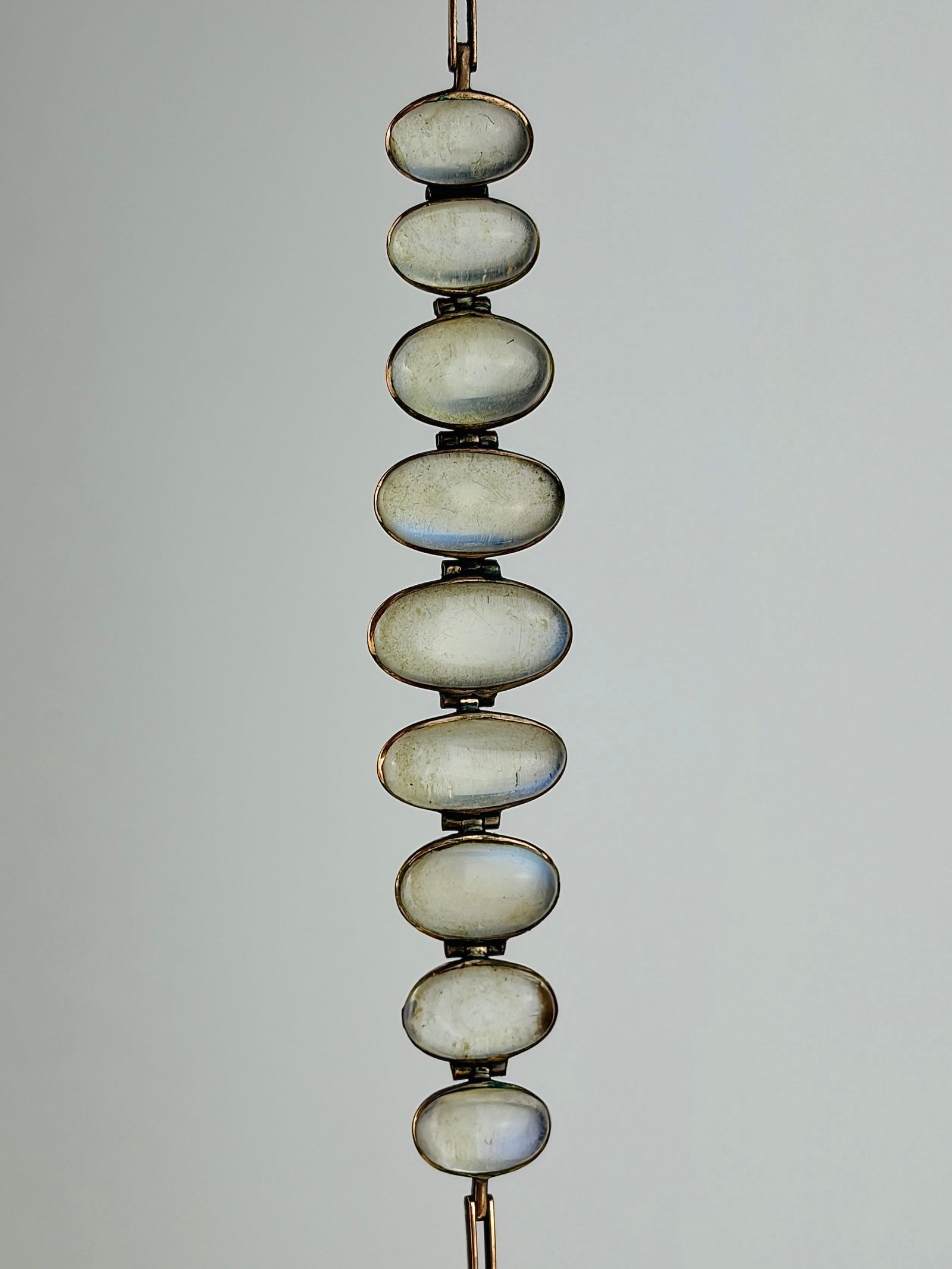 Antique Moonstone Line Bracelet: Antique Moonstone Line Bracelet