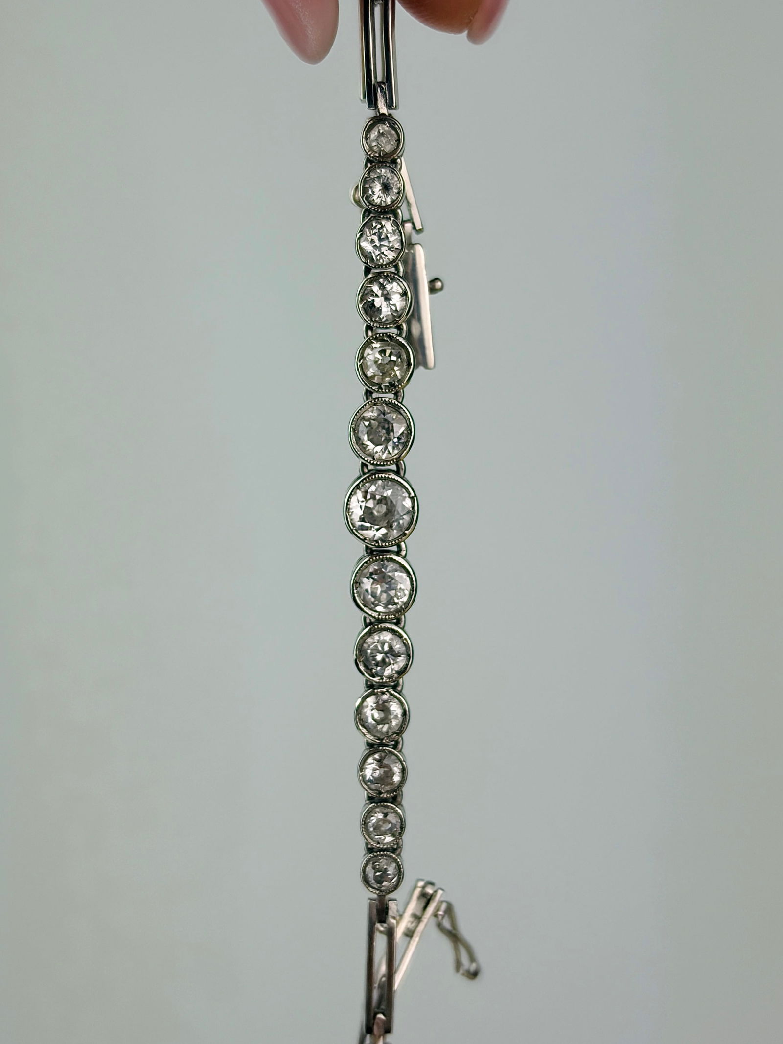 Antique Diamond Line Bracelet - 2