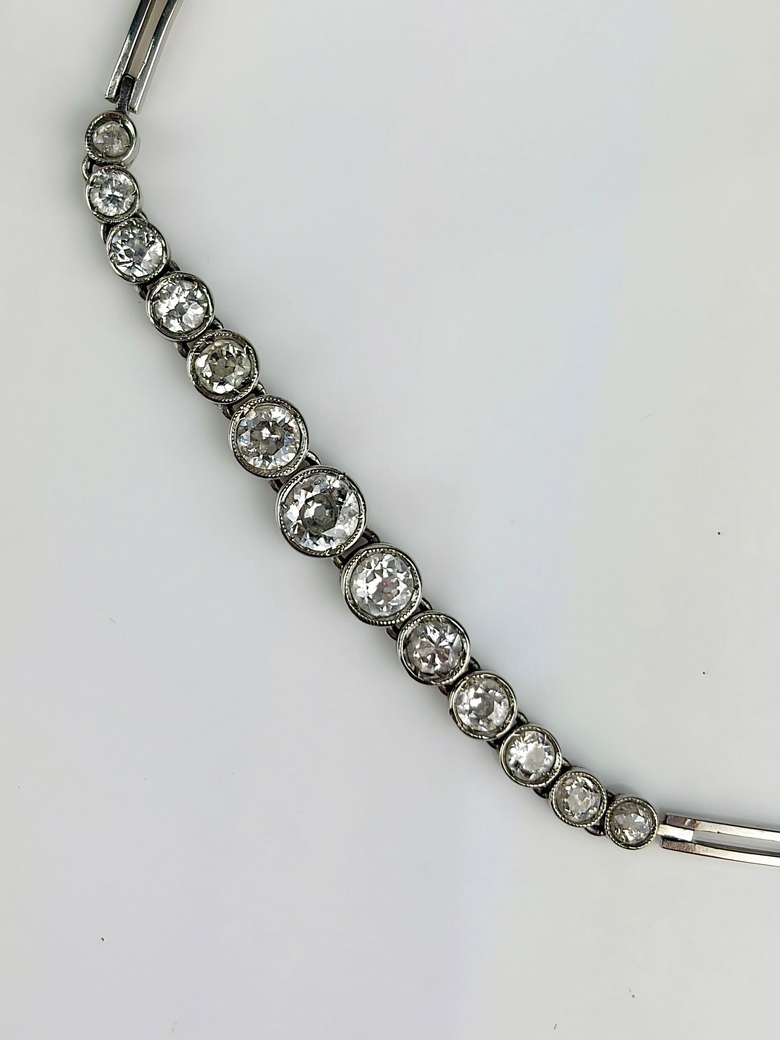 Antique Diamond Line Bracelet - 4