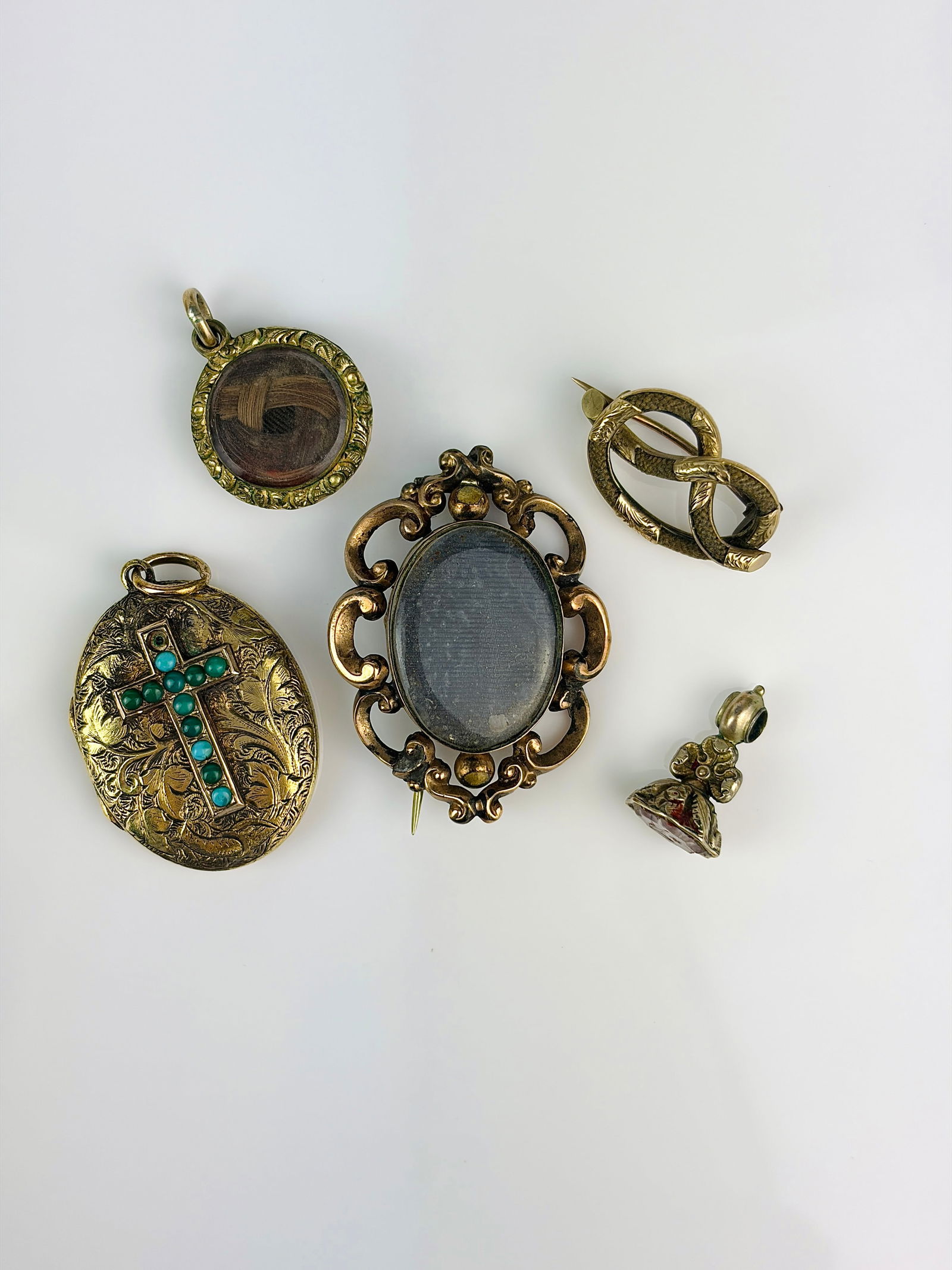 Antique mixed lot of jewellery (1 of 6)