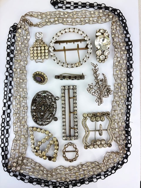 mixed lot - antique pastes: mixed lot - antique pastes