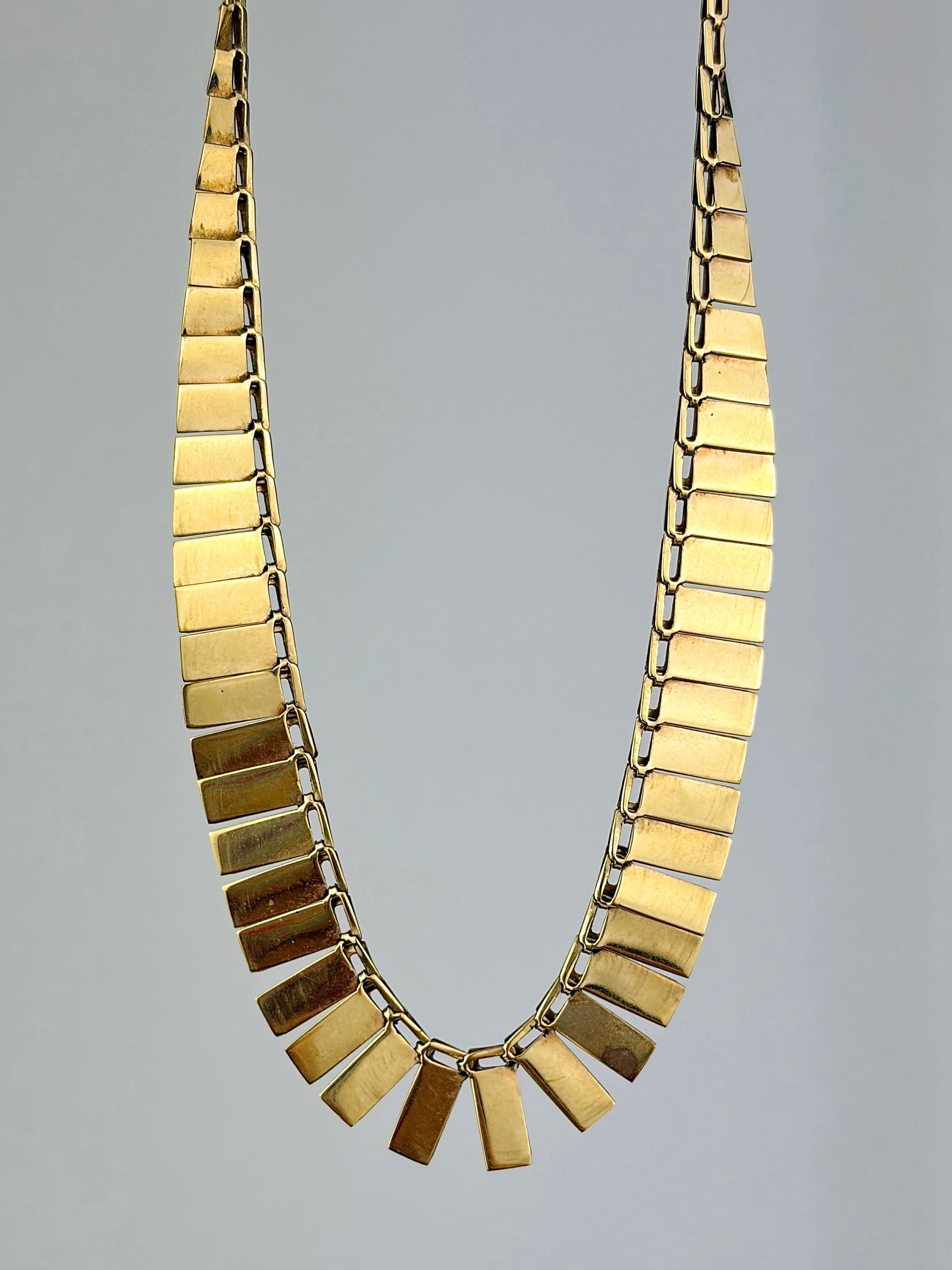 vintage 9ct yellow gold collar necklace (1 of 9)