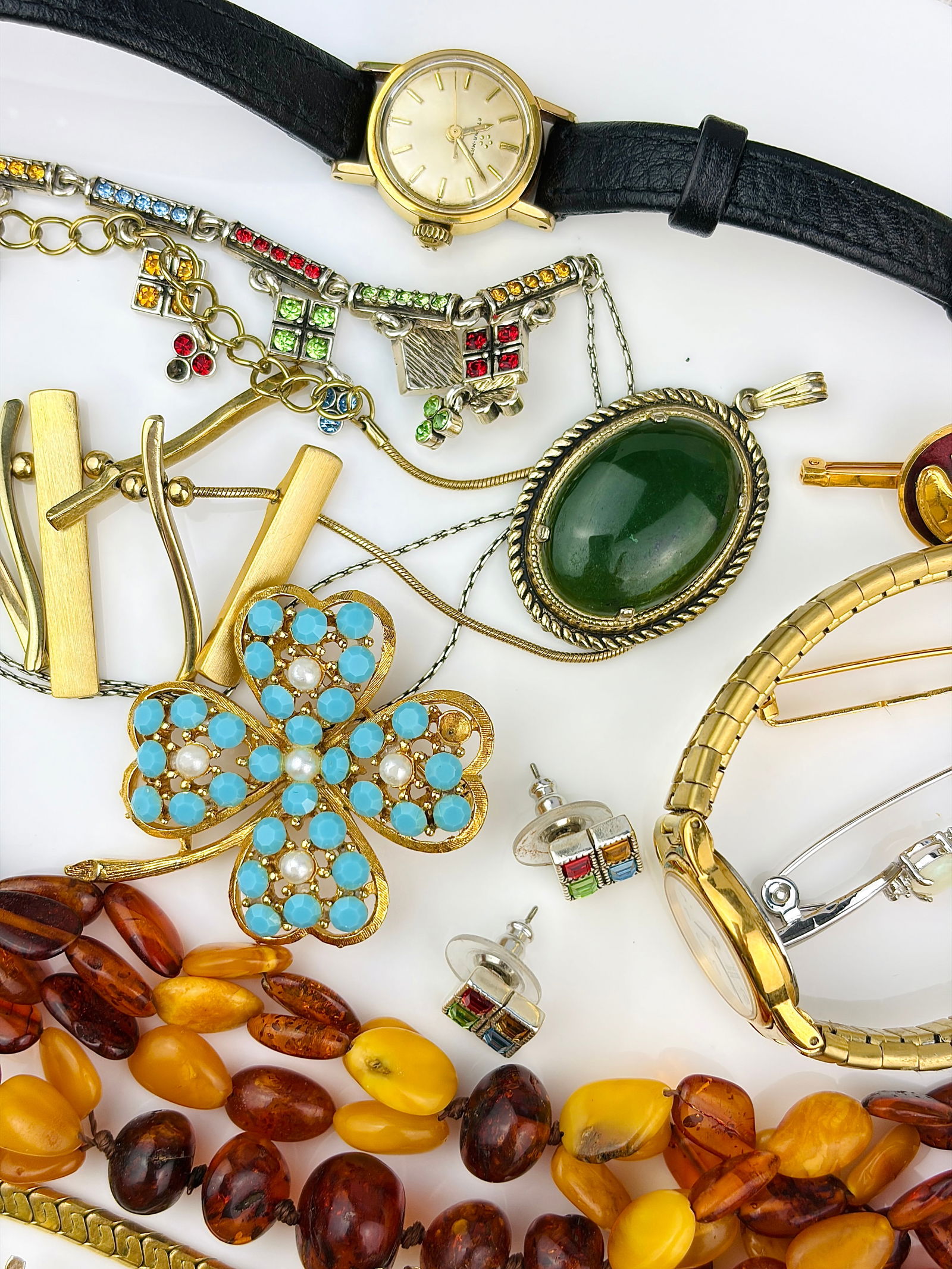 large mixed lot of jewellery inc "Napier" necklace and earrings - 4