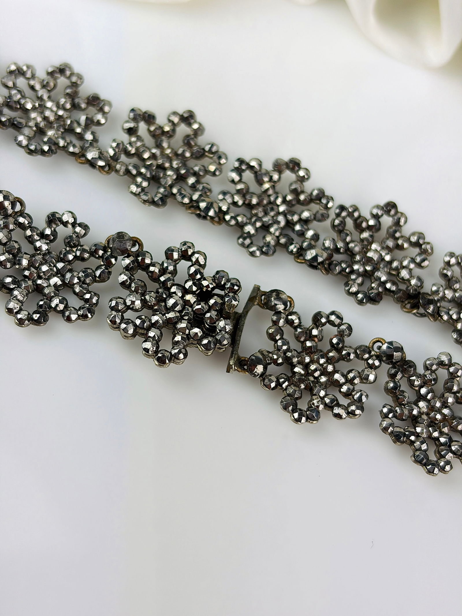 Georgian Era Antique Cut Steel Necklace - 4