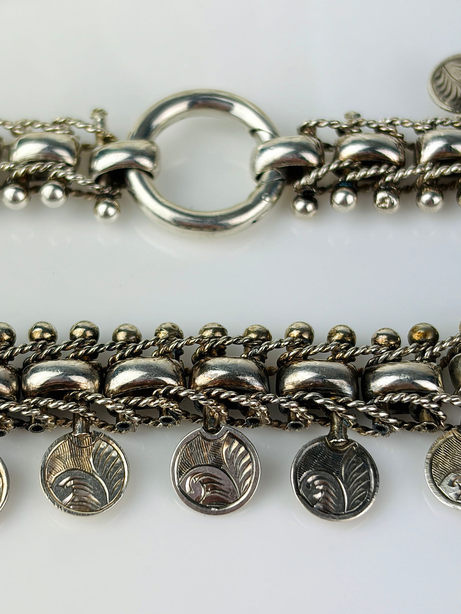 Antique Chunky Detailed Collar Necklace - 4