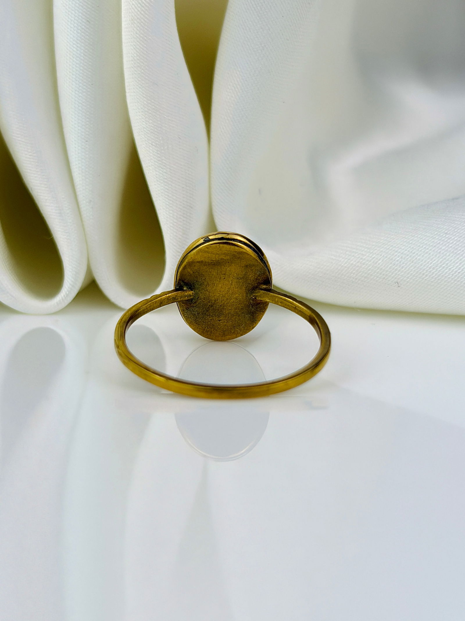 antique yellow gold ring - 3