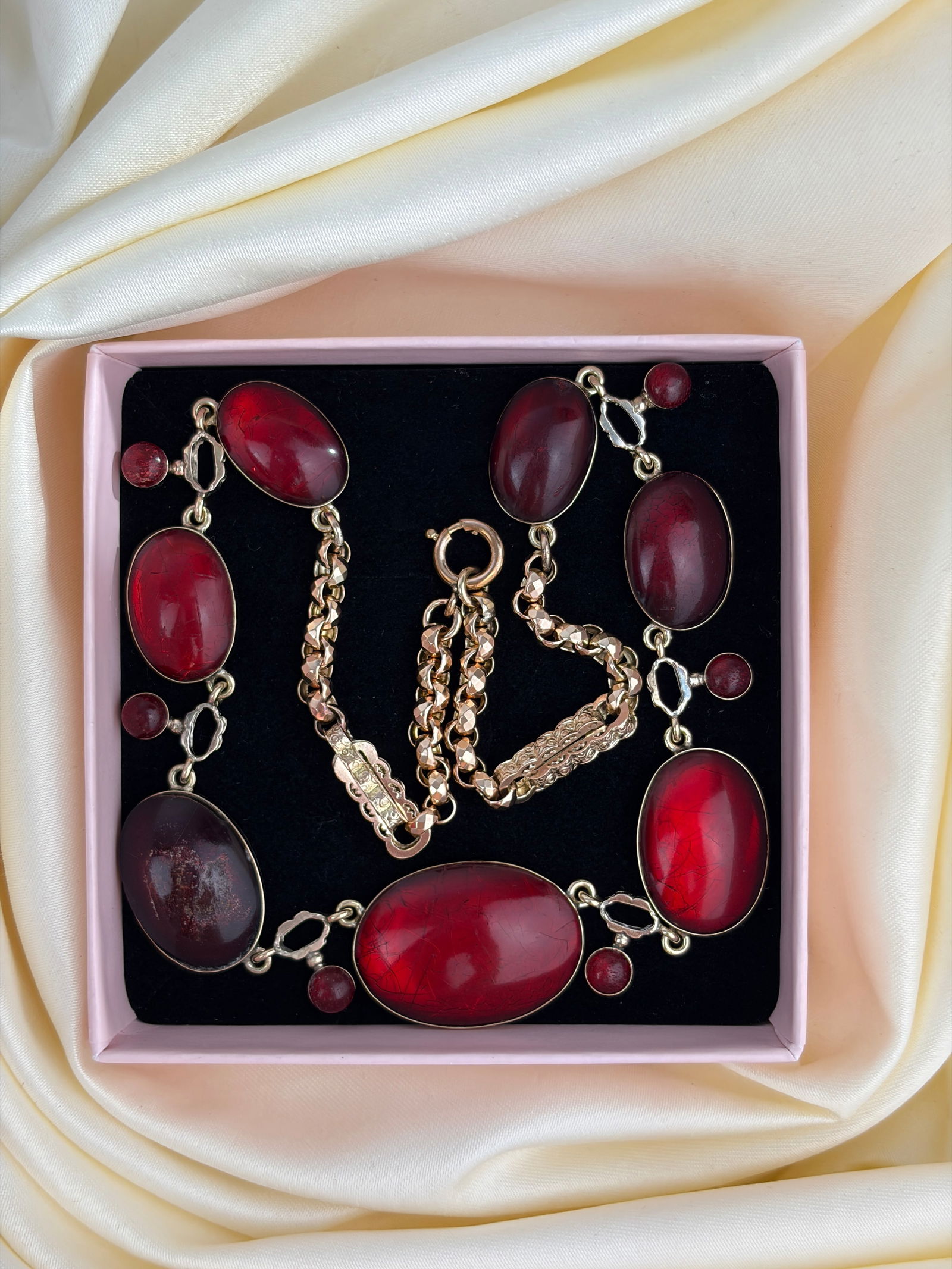 Antique c1850's 9ct Gold Necklace - 7