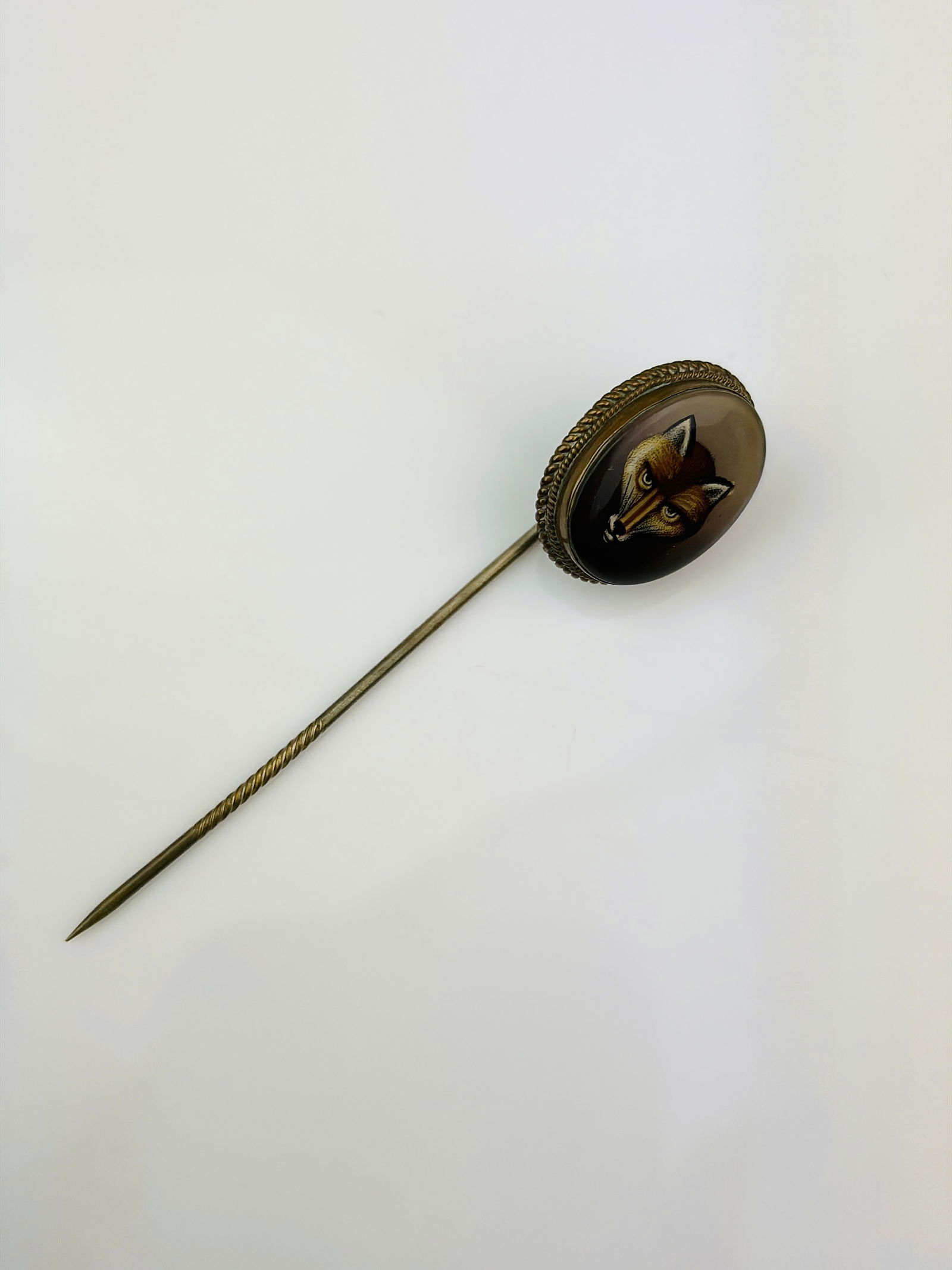 antique fox stick pin - 4