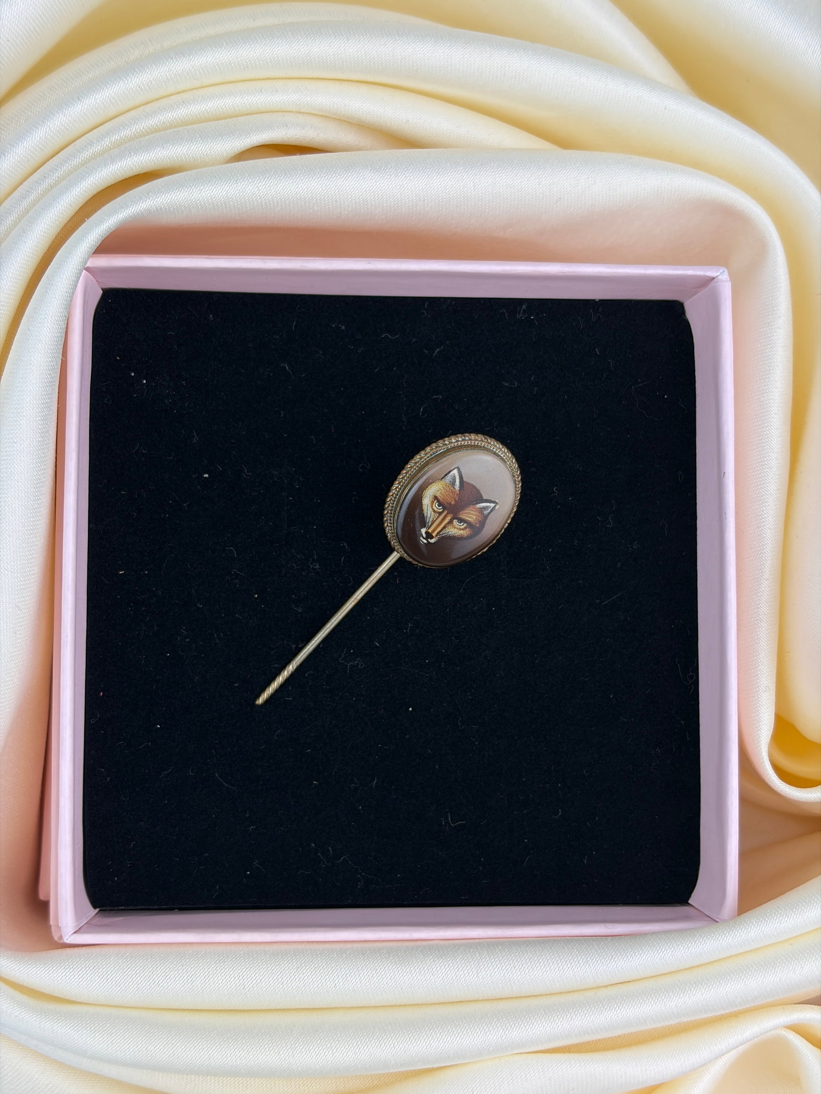 antique fox stick pin - 6