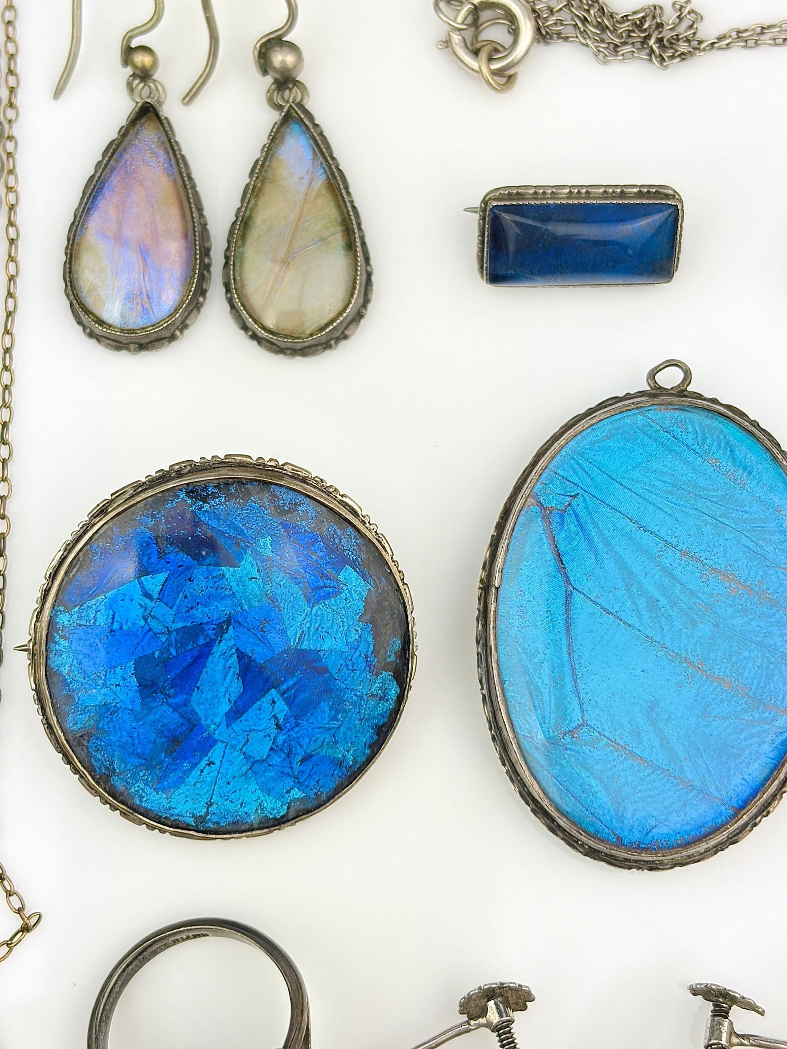 Large Mixed Lot of Silver and Rolled Gold Butterfly Winged Jewellery - 5