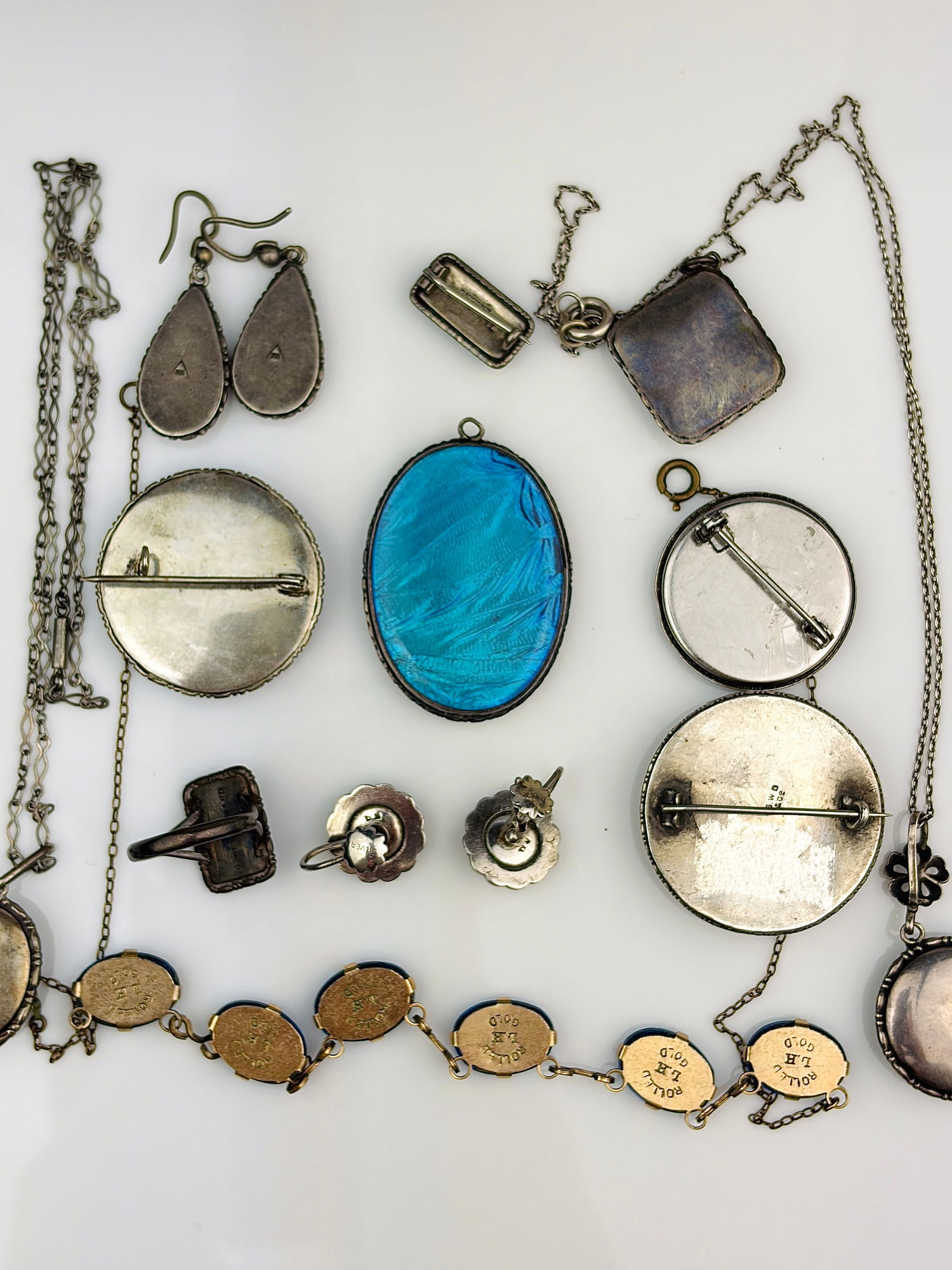 Large Mixed Lot of Silver and Rolled Gold Butterfly Winged Jewellery - 7