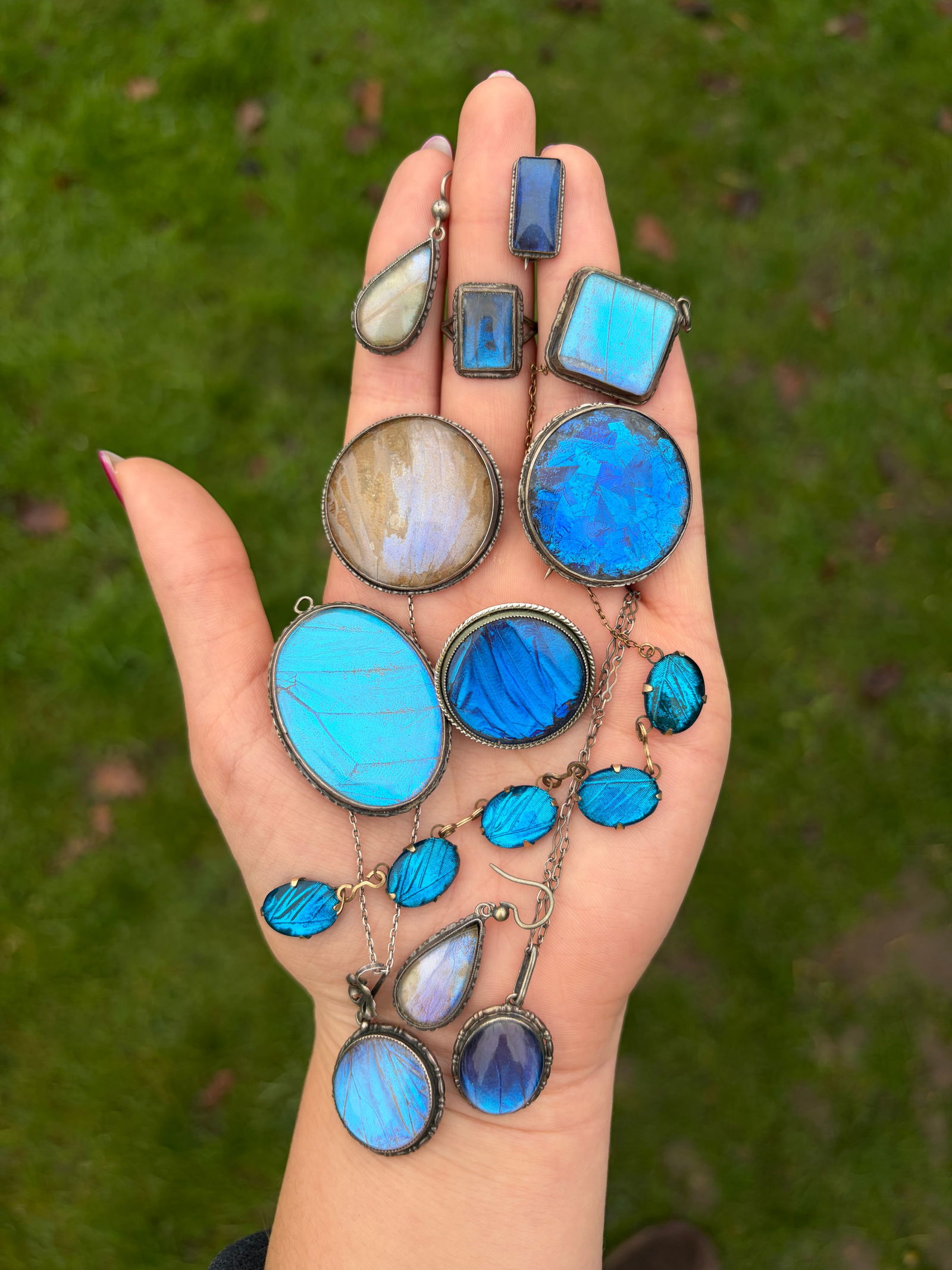 Large Mixed Lot of Silver and Rolled Gold Butterfly Winged Jewellery - 8