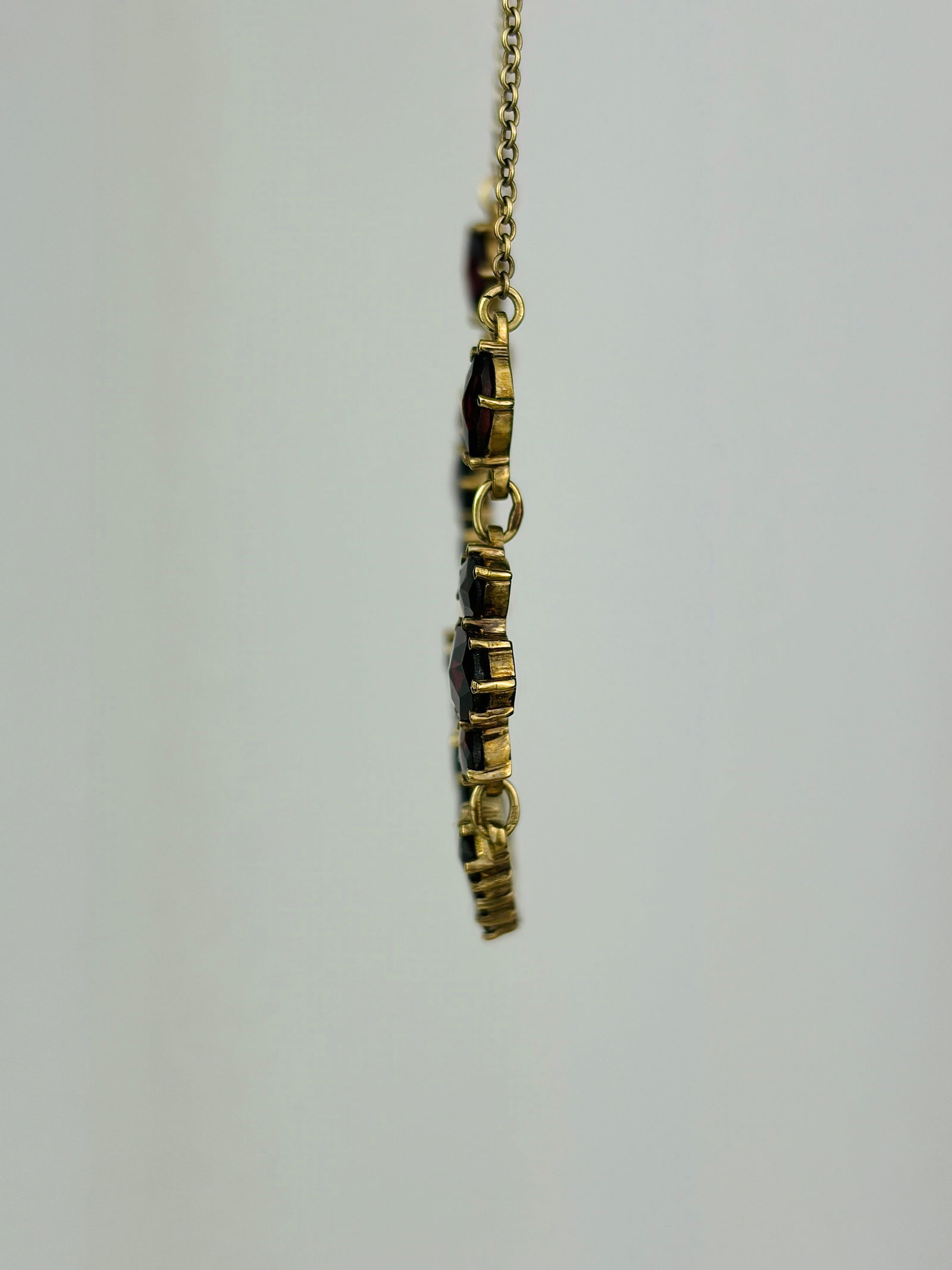 Antique Garnet and Gold Necklace - 2