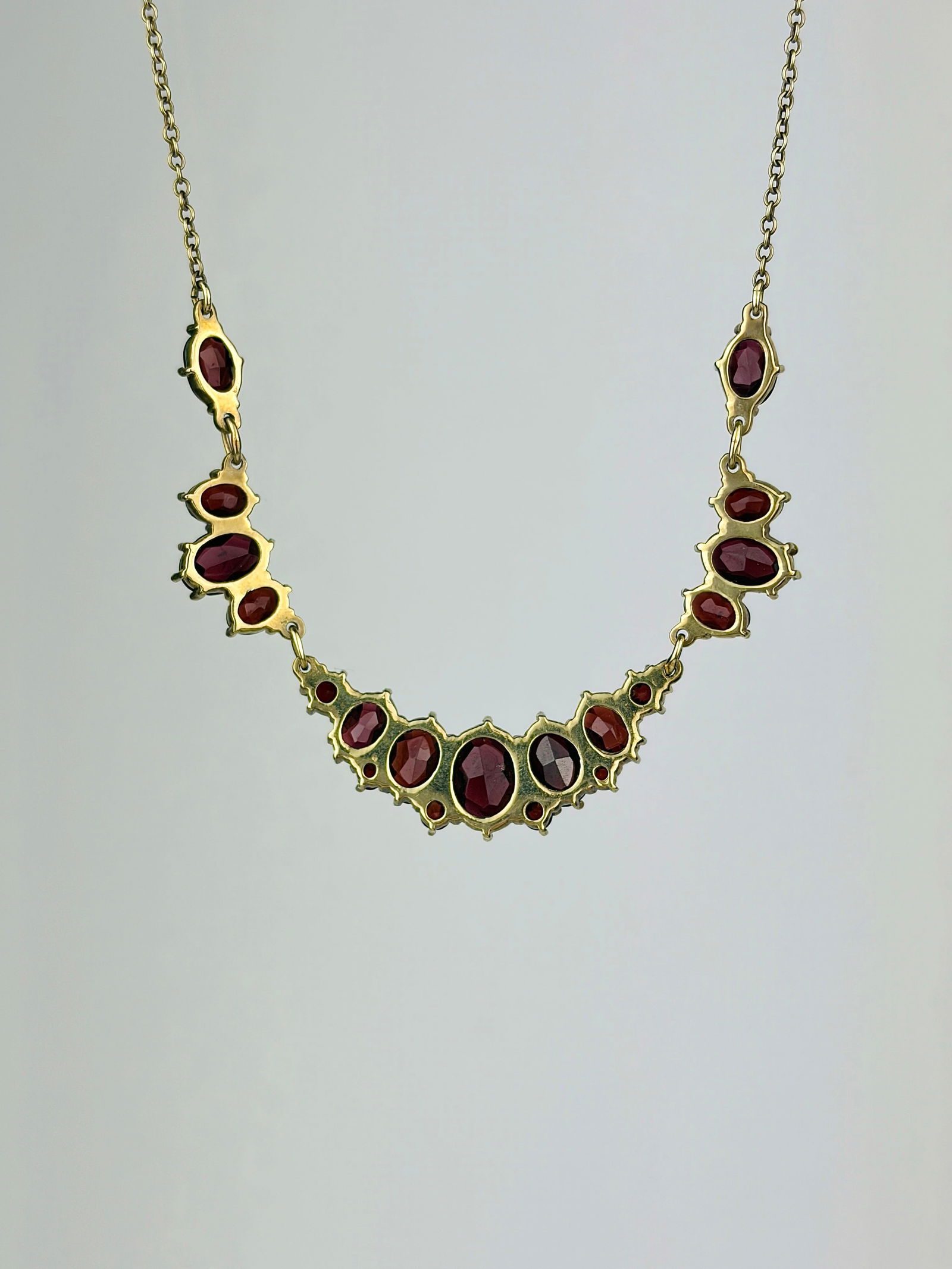 Antique Garnet and Gold Necklace - 3