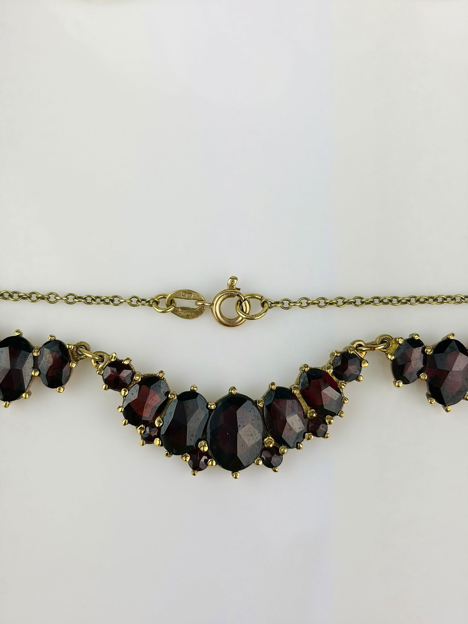 Antique Garnet and Gold Necklace - 4